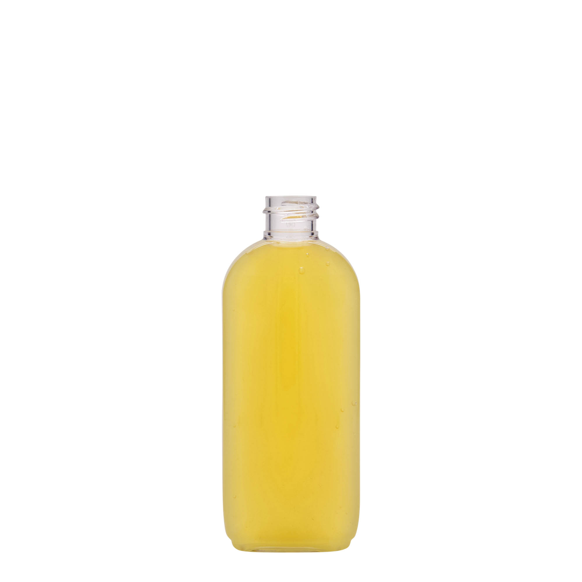 100 ml PET buteliukas „Iris“, ovalus, plastikas, kaklelis: 20/410