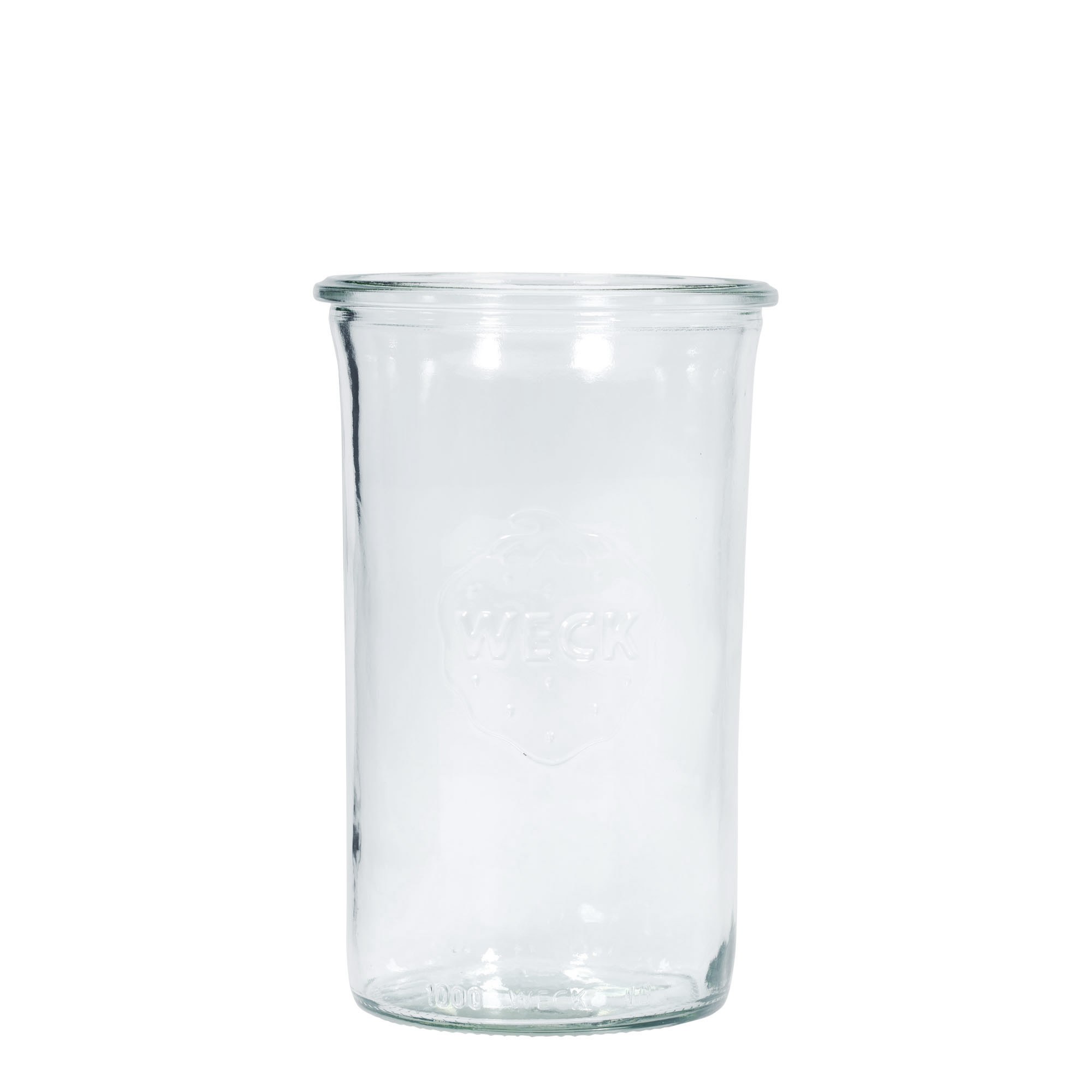 1.000 ml WECK apverčiamas stiklainis #, burna: apvali kraštinė 1.000 ml WECK apverčiamas stiklainis #, burna: apvali kraštinė