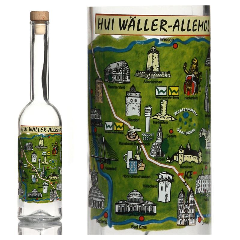 500 ml stiklinis butelis „Opera“, motyvas: Vestervaldas, kamštis: kamštis 500 ml stiklinis butelis „Opera“, motyvas: Vestervaldas, kamštis: kamštis