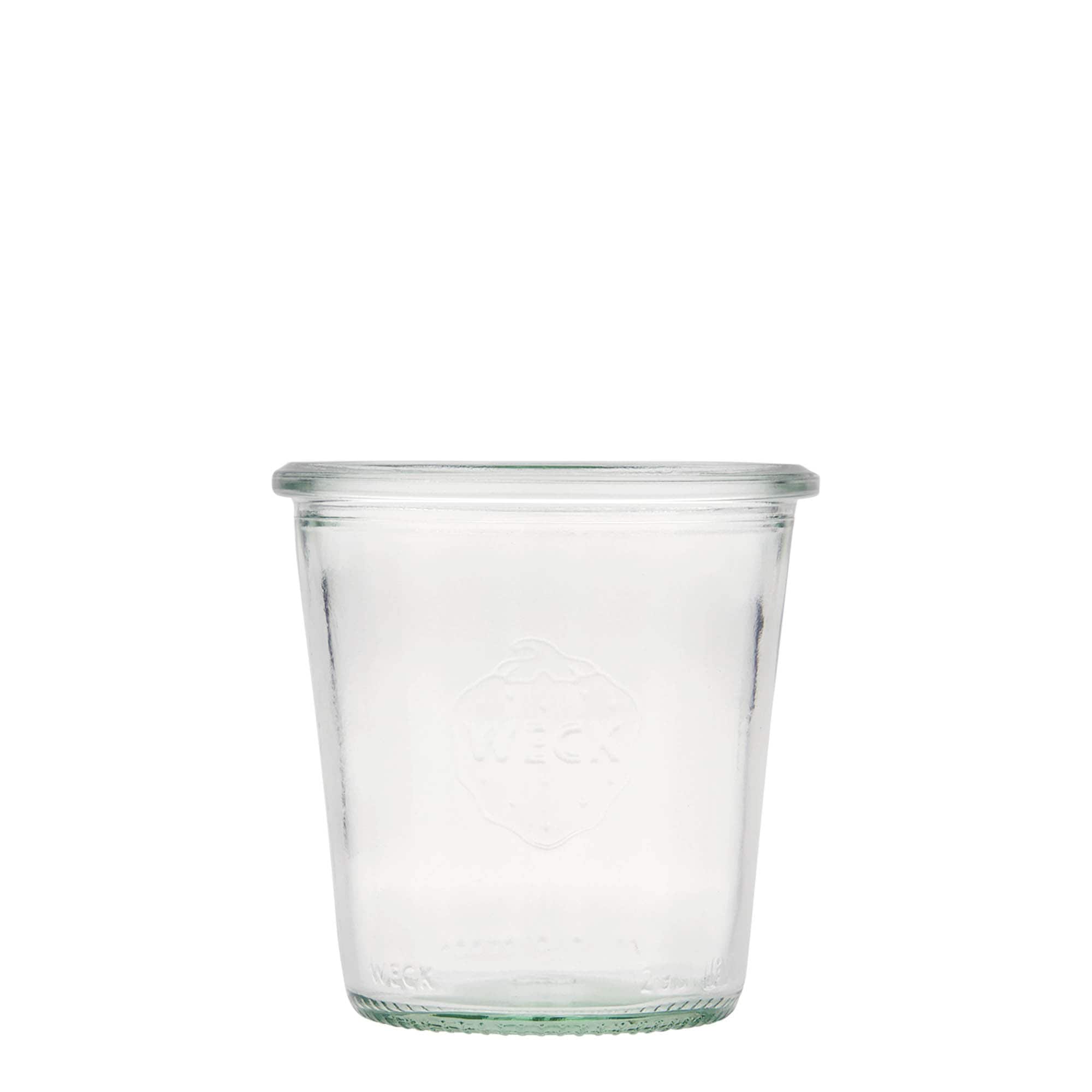 290 ml WECK stiklainis su užlenkiamu kraštu, burnos forma: apvali 290 ml WECK stiklainis su užlenkiamu kraštu, burnos forma: apvali