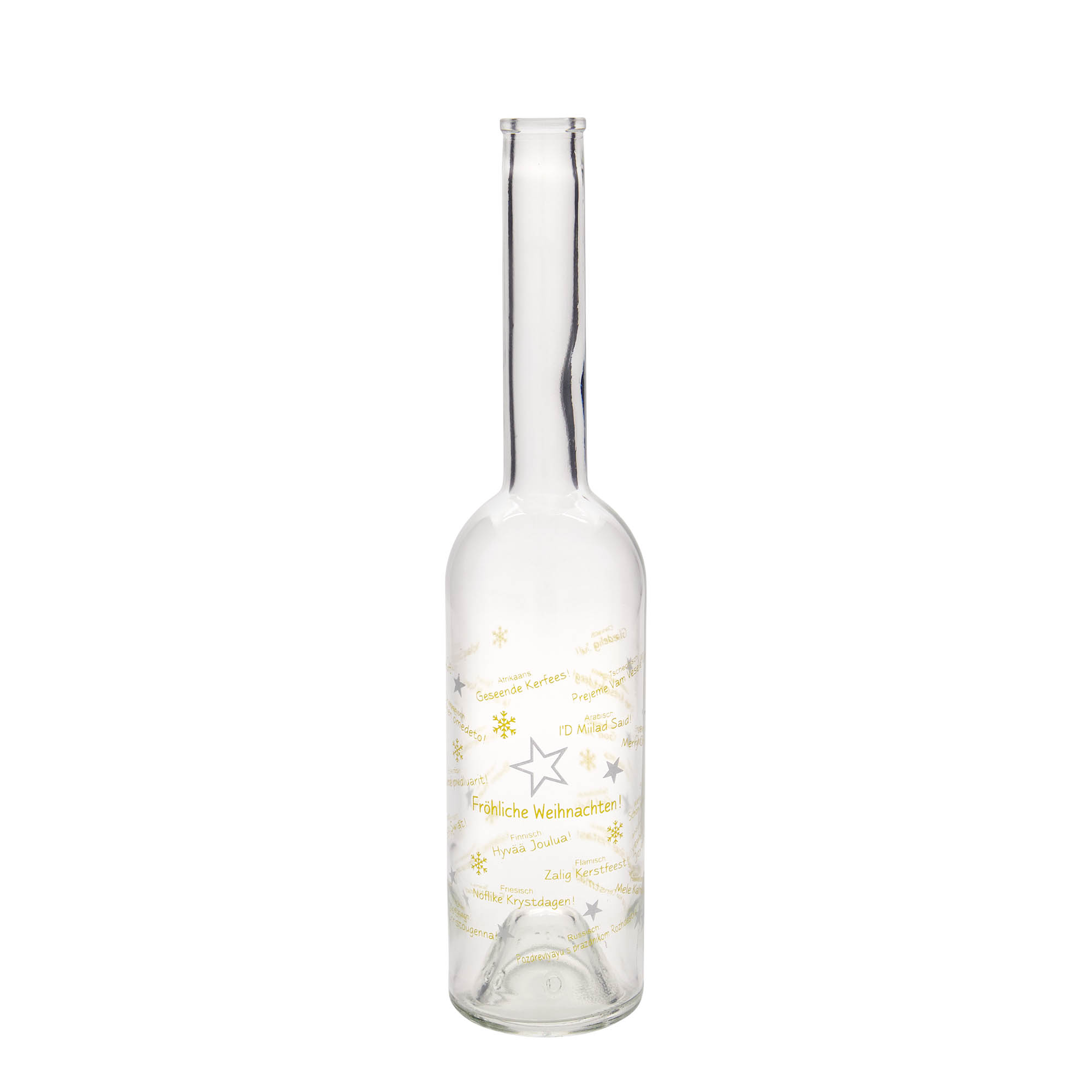 500 ml stiklinis butelis „Opera“, motyvas: Kalėdos pasaulyje, kamštis 500 ml stiklinis butelis „Opera“, motyvas: Kalėdos pasaulyje, kamštis