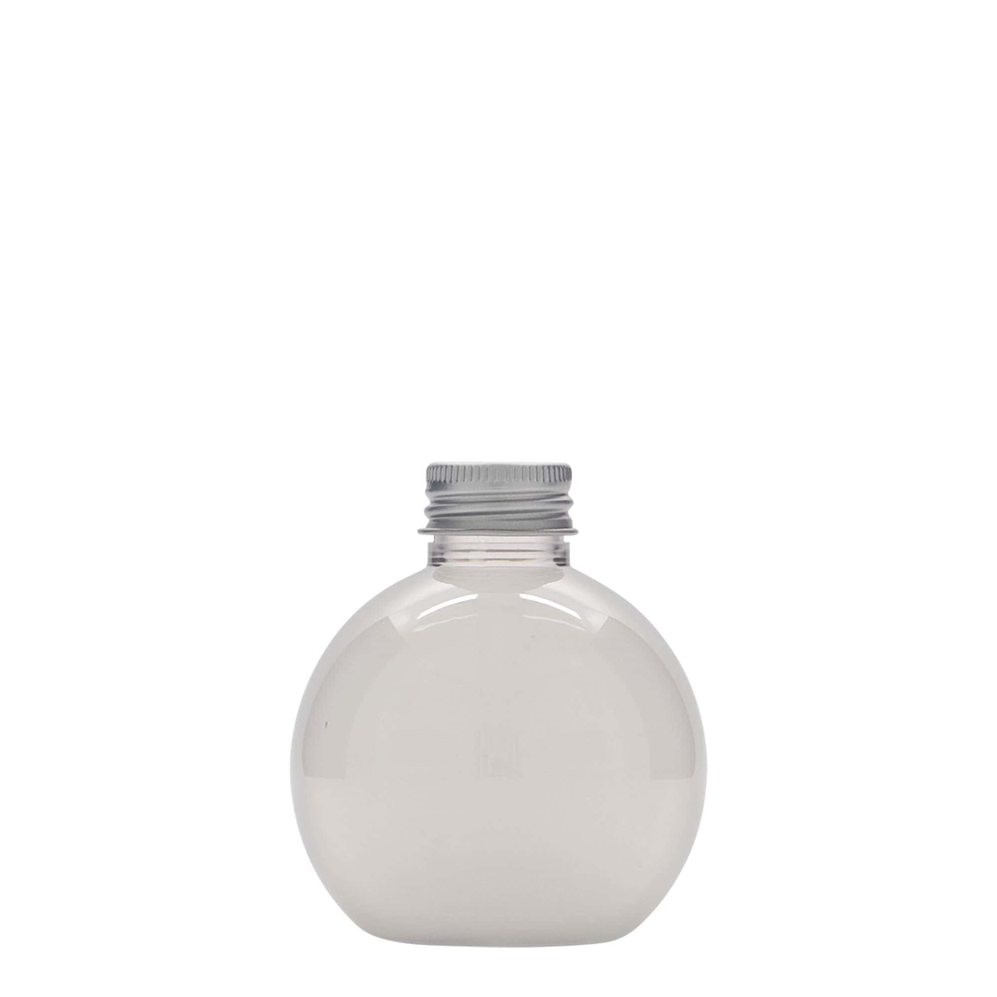 150 ml PET butelis „Perry“, apvalus, plastikas, anga: 24/410