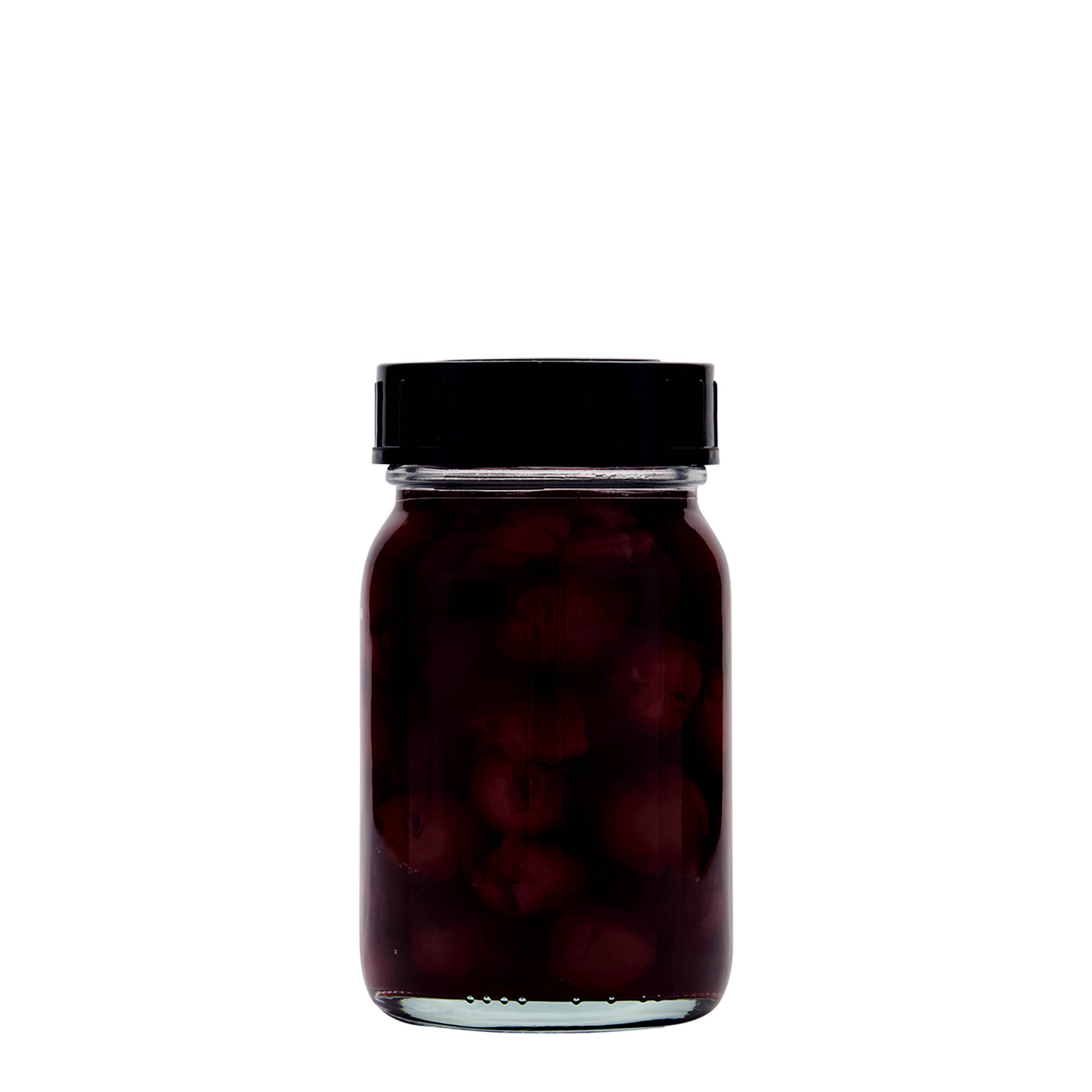 200 ml plačiakaklis stiklainis, anga: DIN 55