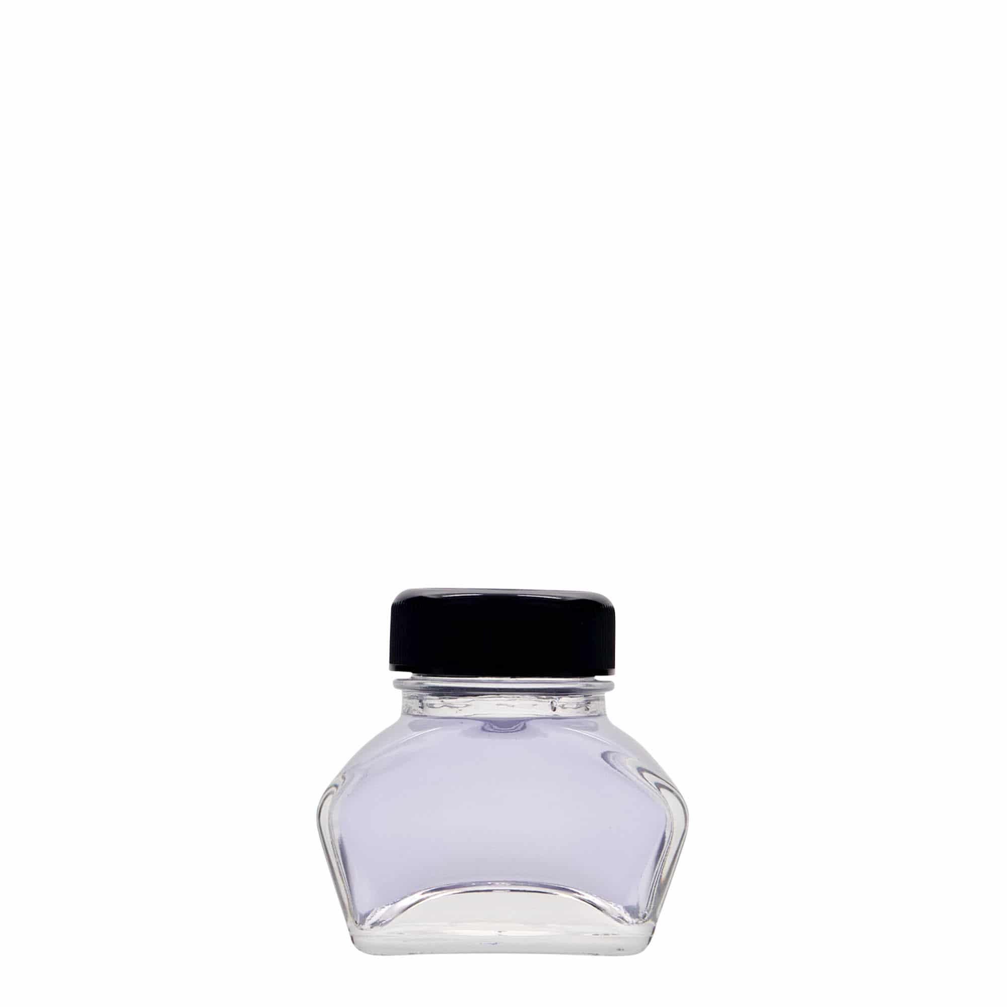 30 ml rašalo indelis, stačiakampis, anga: sraigtinis uždarymas