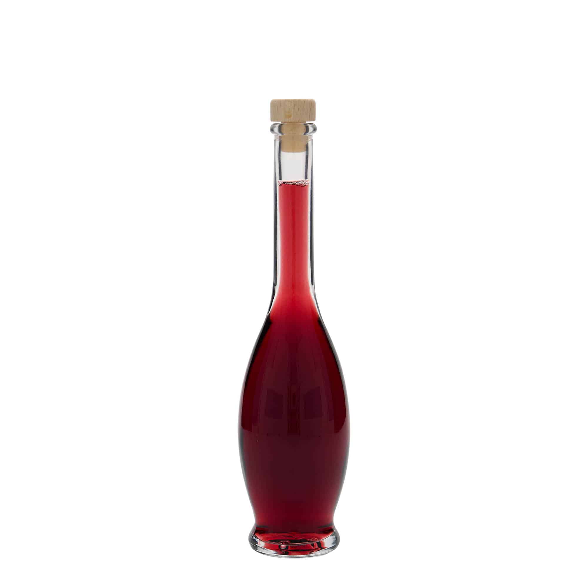100 ml stiklinis buteliukas „Gina“, kamštis 100 ml stiklinis buteliukas „Gina“, kamštis