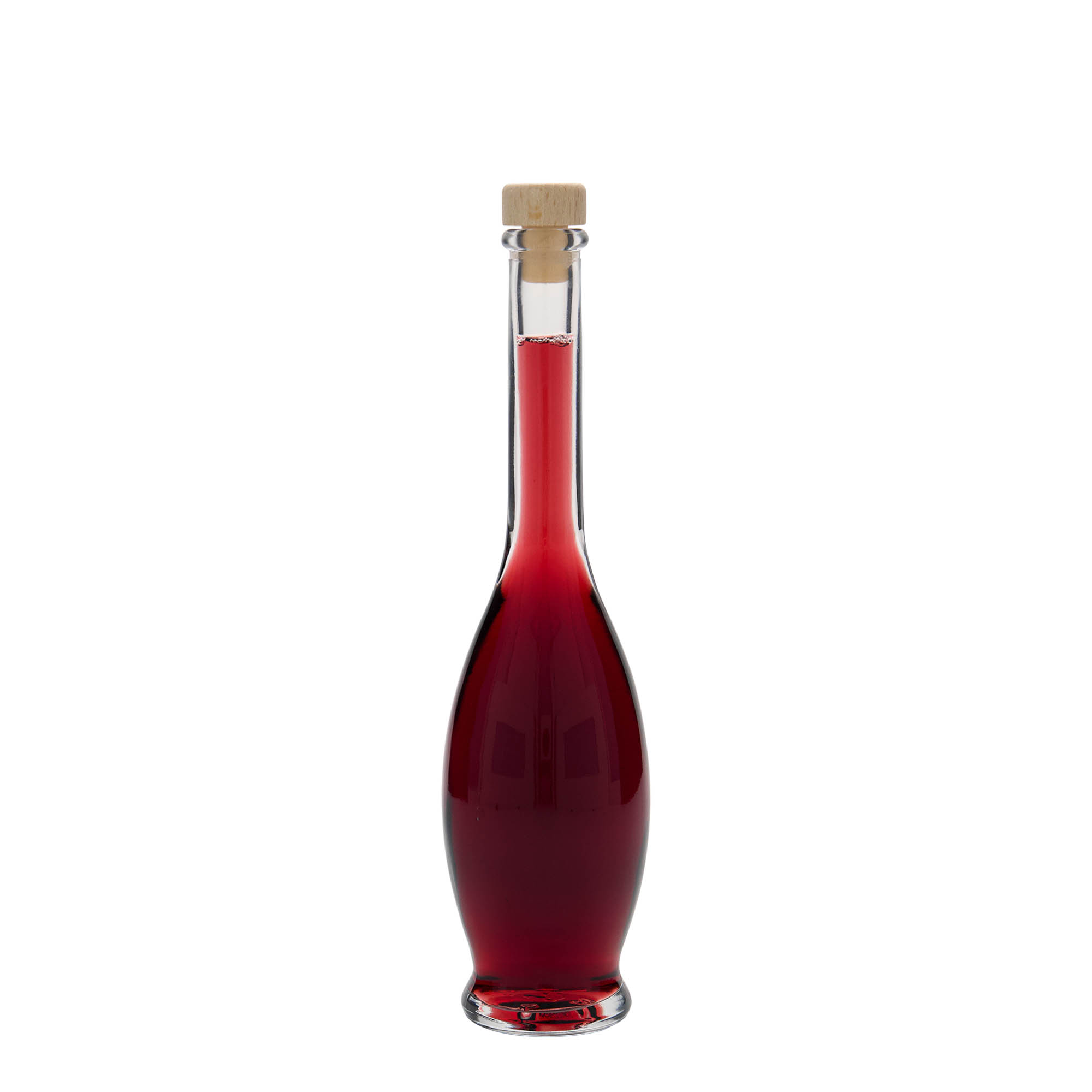 100 ml stiklinis buteliukas „Gina“, kamštis 100 ml stiklinis buteliukas „Gina“, kamštis