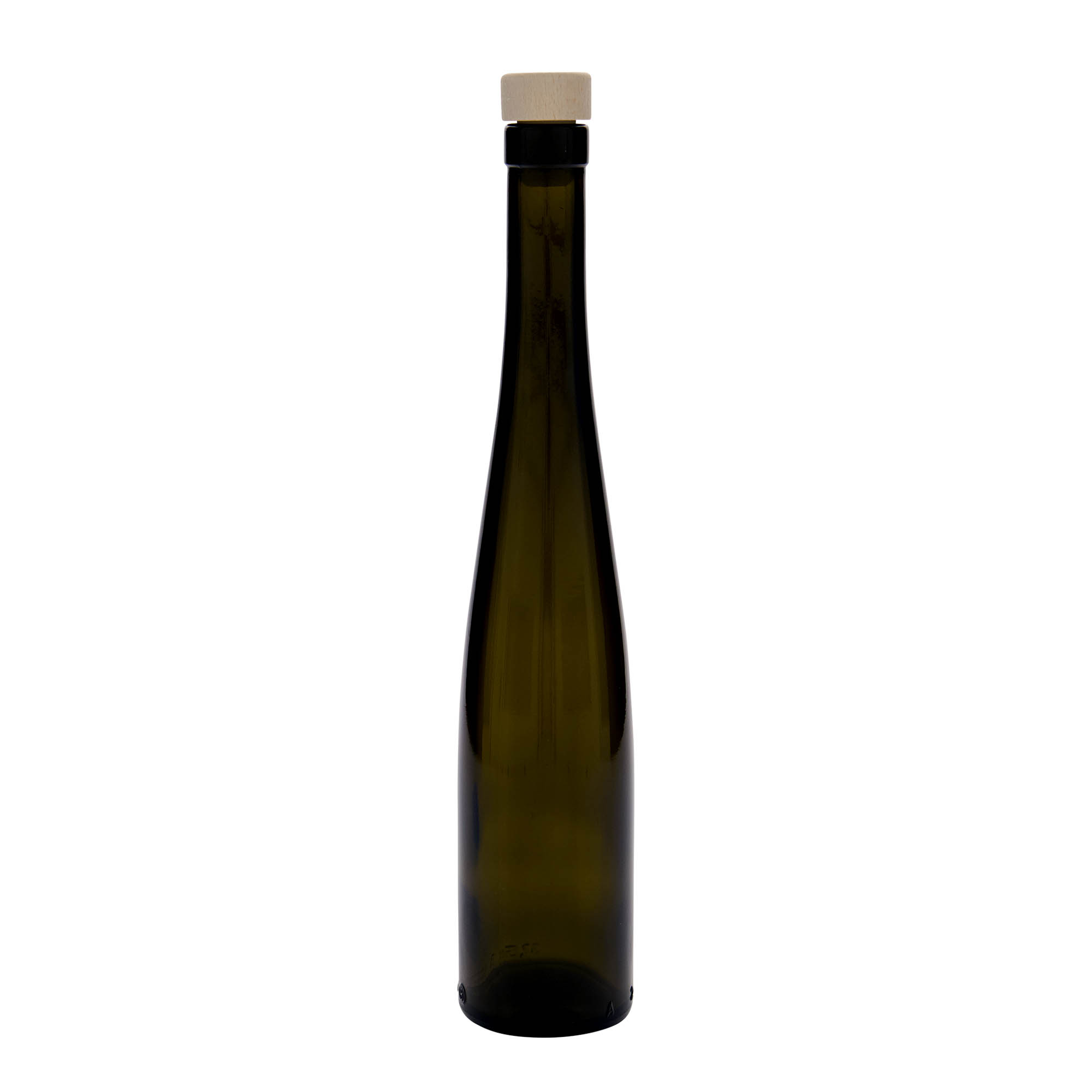 375 ml stiklinis butelis „Weinschlegel“, antikinė žalia, kamštis 375 ml stiklinis butelis „Weinschlegel“, antikinė žalia, kamštis