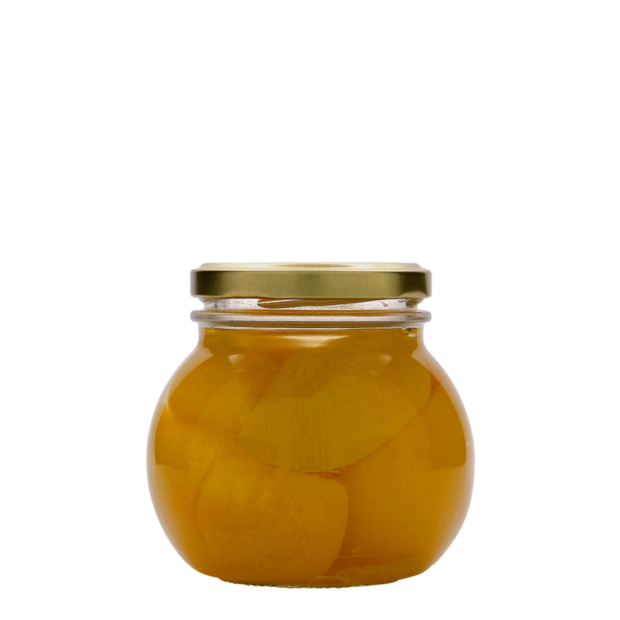 314 ml rutulinis stiklainis, anga: sukamas dangtelis (TO 63)