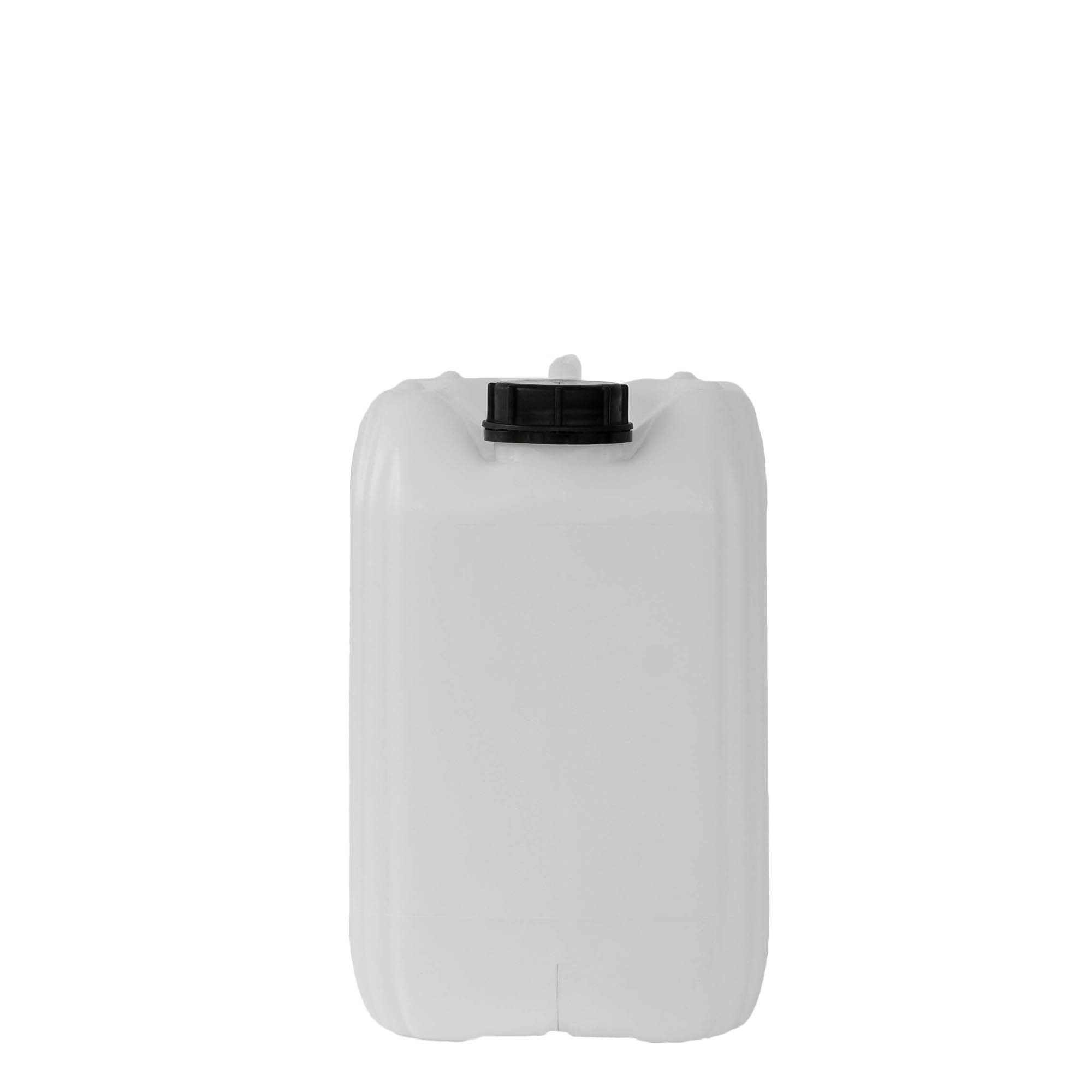 10 l kanistras, stačiakampis, HDPE plastikas, natūralios spalvos, anga: ND 55