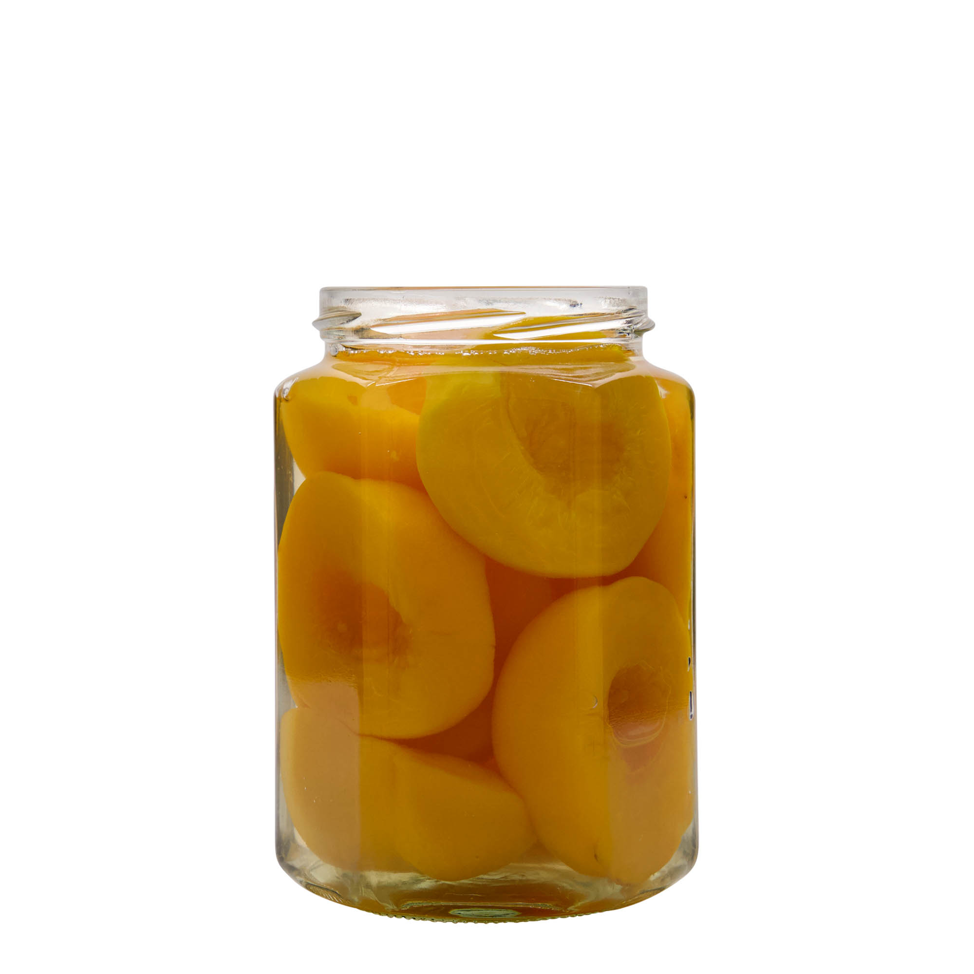 770 ml šešiakampis stiklas, anga: sukamas dangtelis (TO 82)
