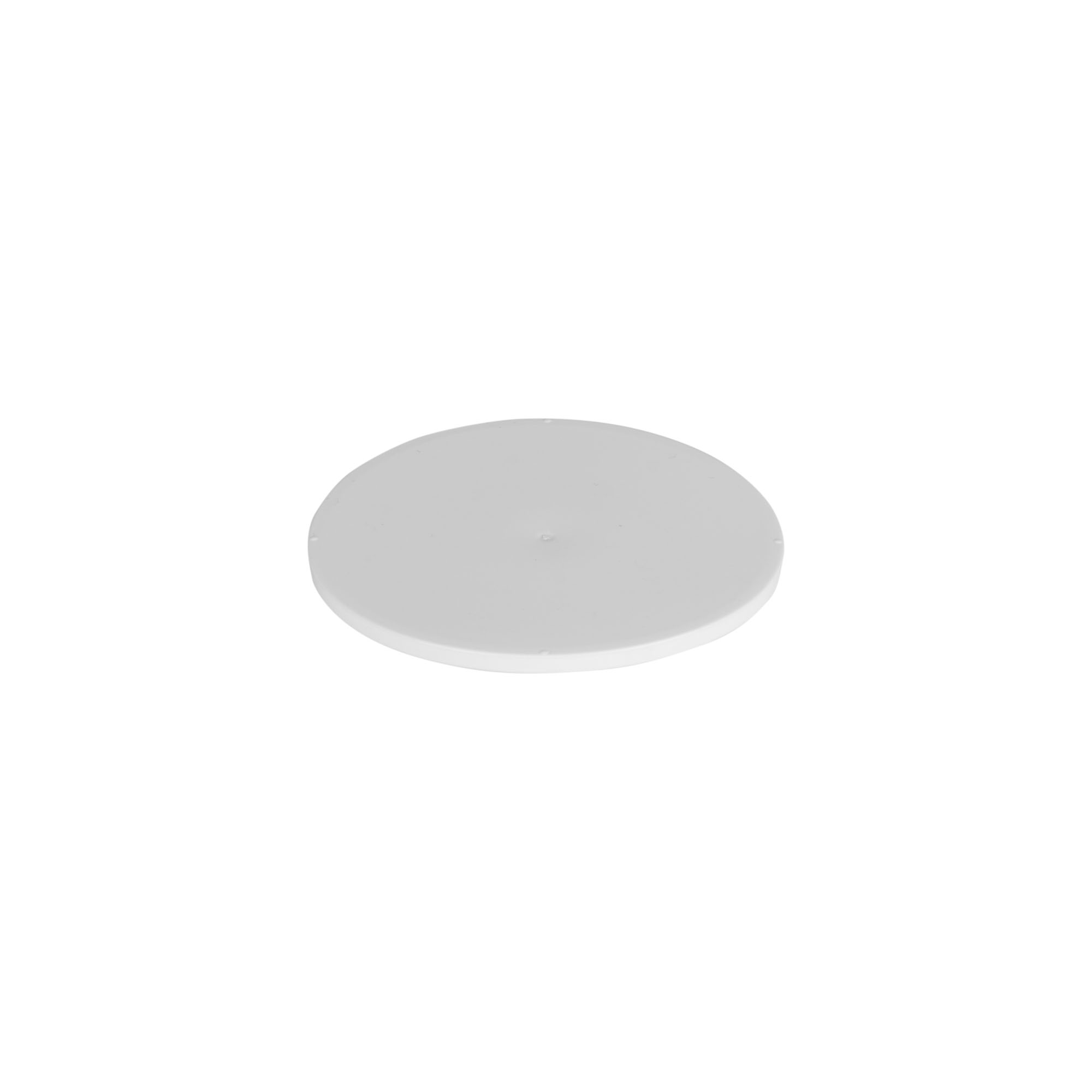 Uždengimo diskas 150 ml „Bianca“, PP plastikas, baltas