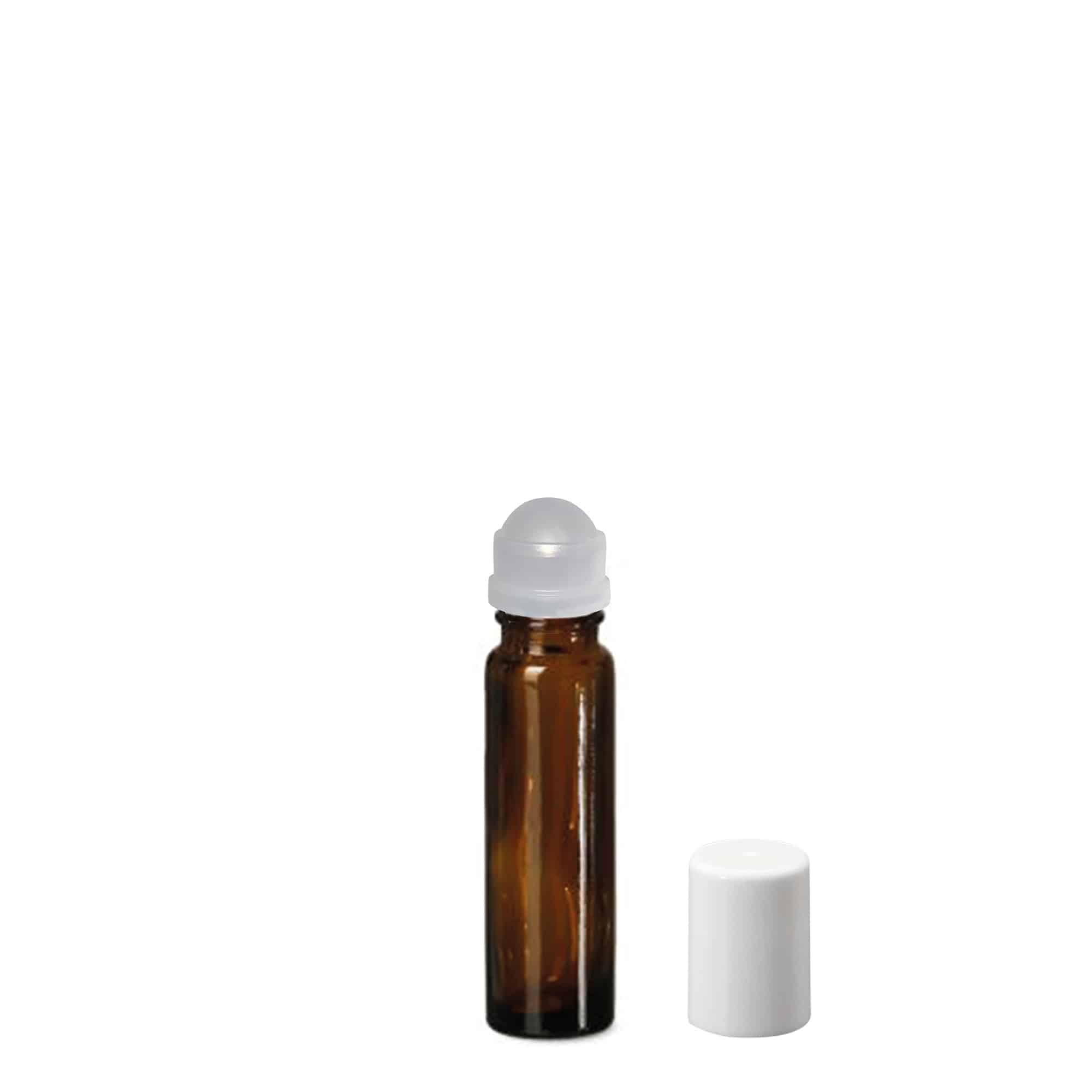 10 ml ritininis buteliukas, stiklinis, rudas, anga: sraigtinis uždarymas