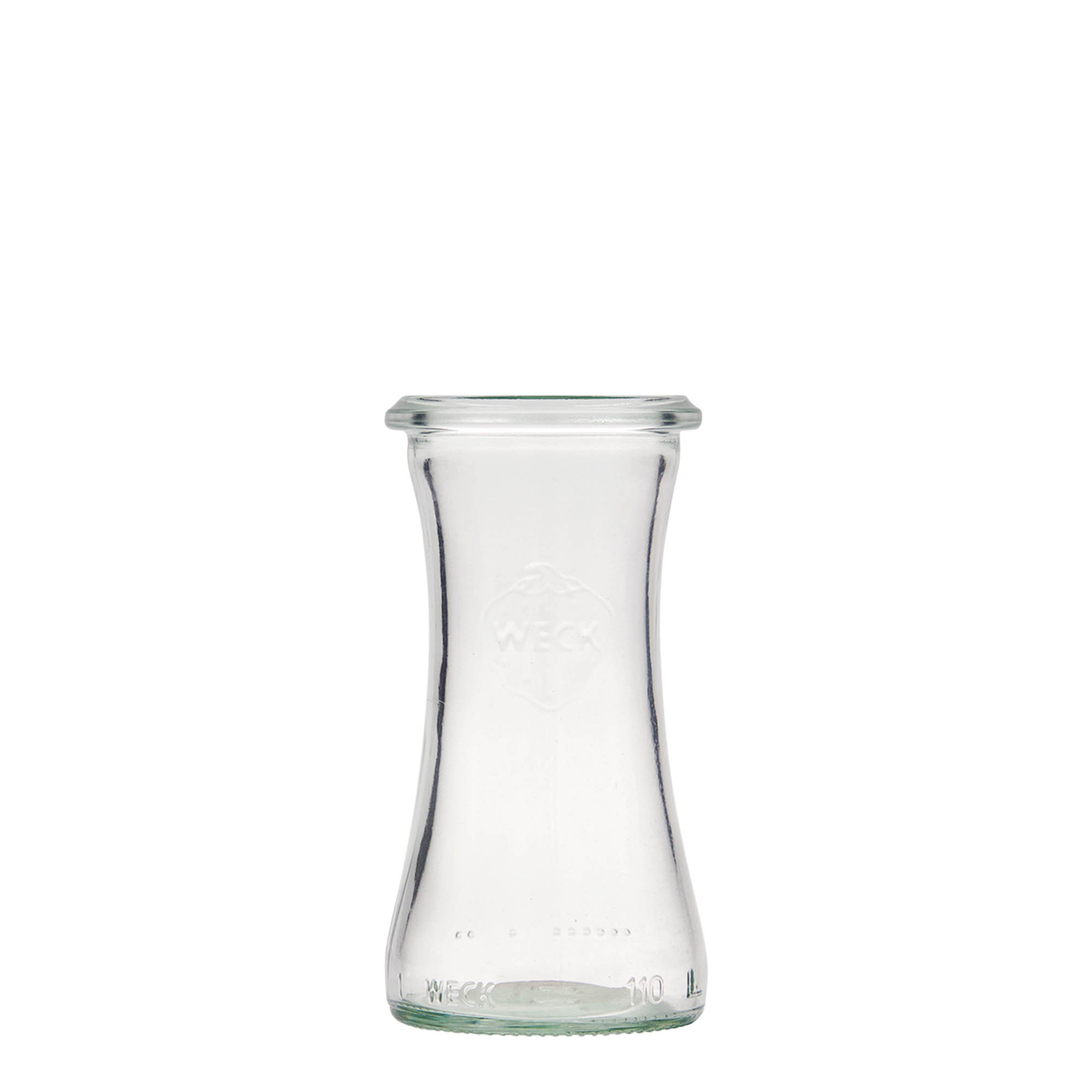 110 ml WECK delikatesų stiklainis, anga: apvali briauna