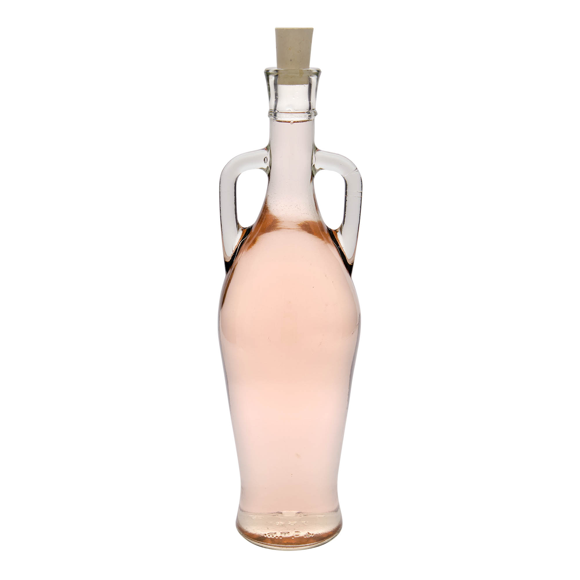 750 ml stiklinis butelis „Amphore“, kamštis