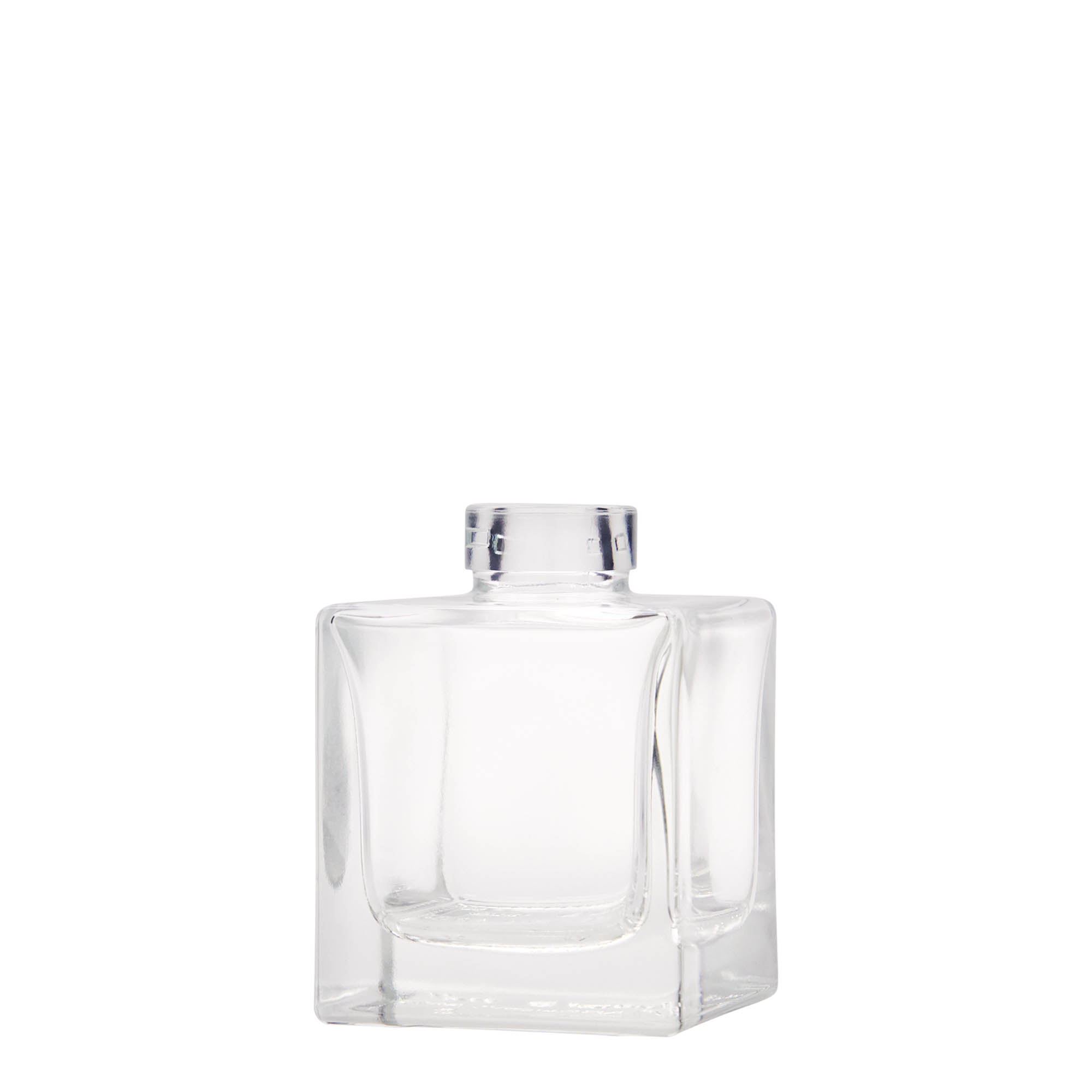 100 ml stiklinis buteliukas „Cube“, kvadratinis, anga: kamštis 100 ml stiklinis buteliukas „Cube“, kvadratinis, anga: kamštis