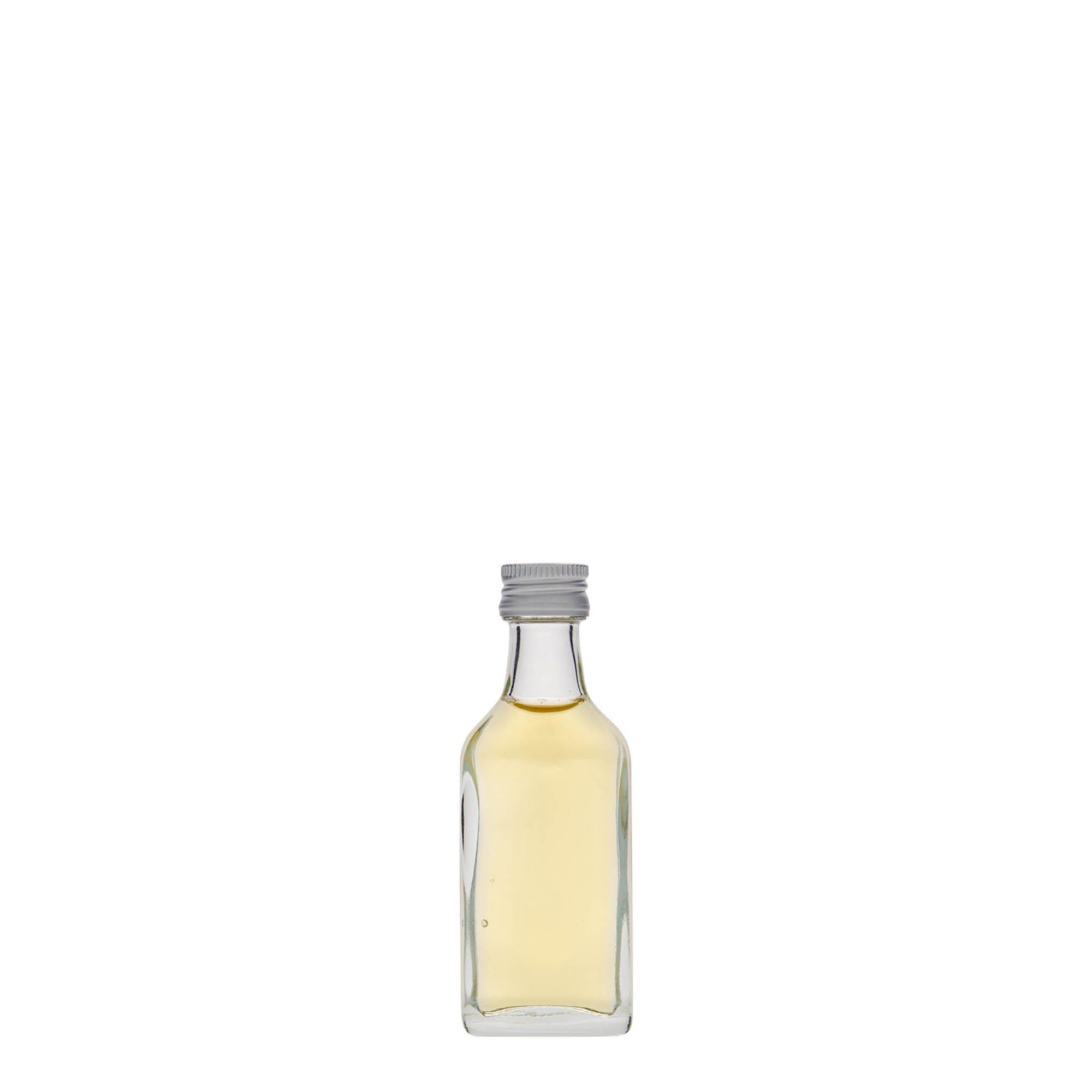 20 ml kišeninė buteliukė, stačiakampė, stiklinė, anga: PP 18 20 ml kišeninė buteliukė, stačiakampė, stiklinė, anga: PP 18