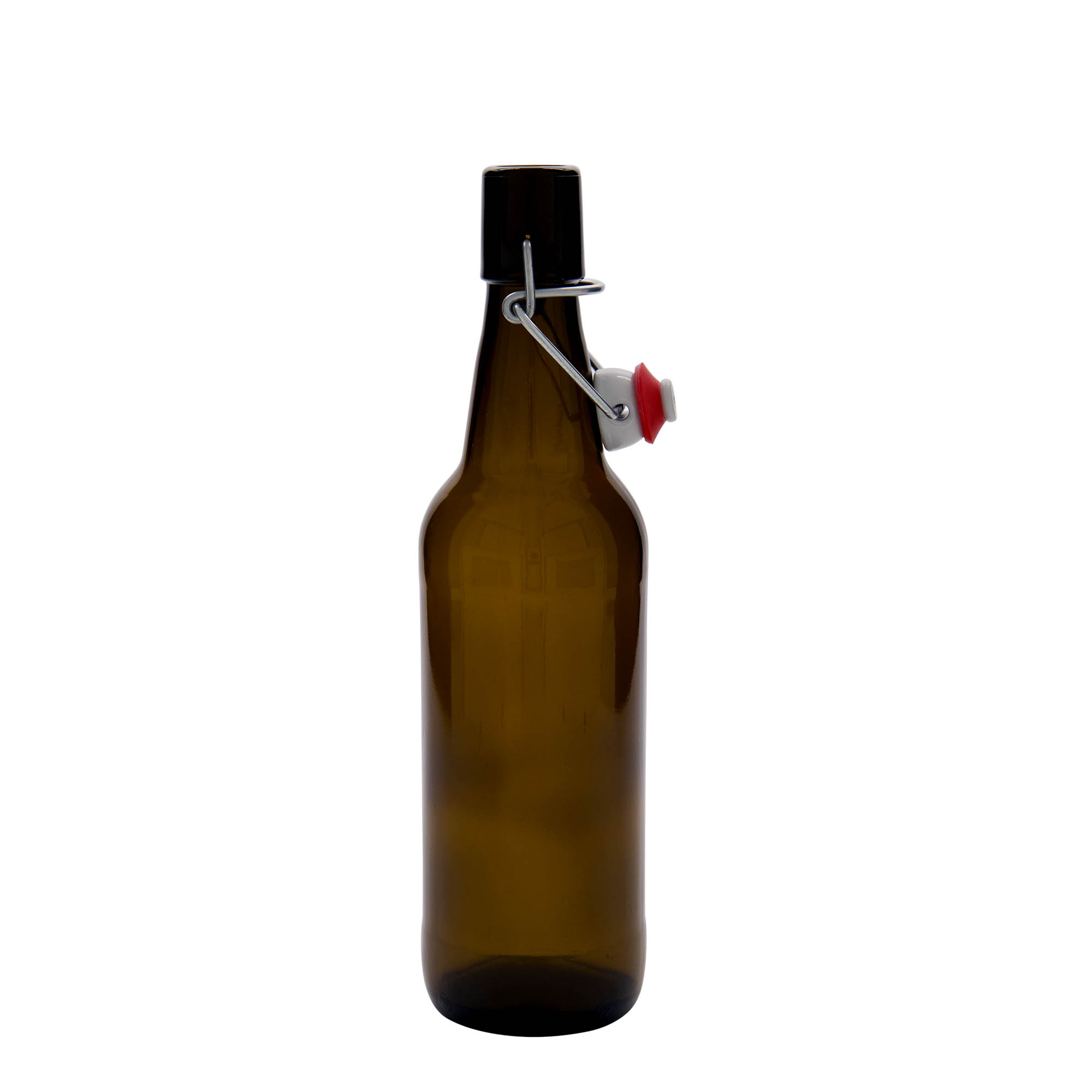 500 ml alaus butelis, stiklas, rudas, kamštis: užsegamas užraktas 500 ml alaus butelis, stiklas, rudas, kamštis: užsegamas užraktas