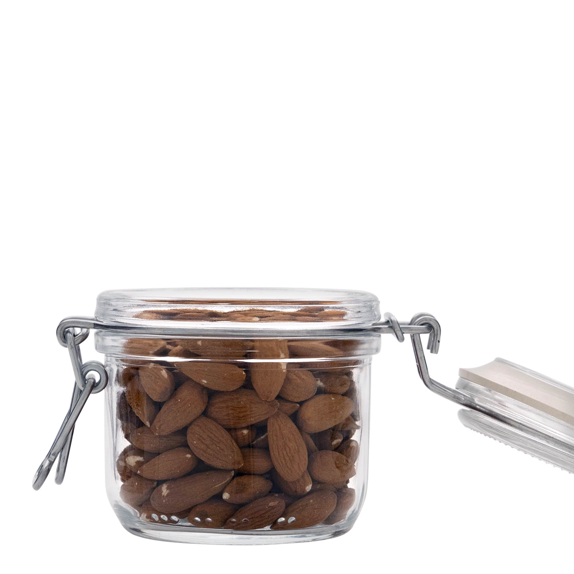200 ml vielinio užsegimo stiklainis „Fido“, anga: vielinio užsegimo uždarymas