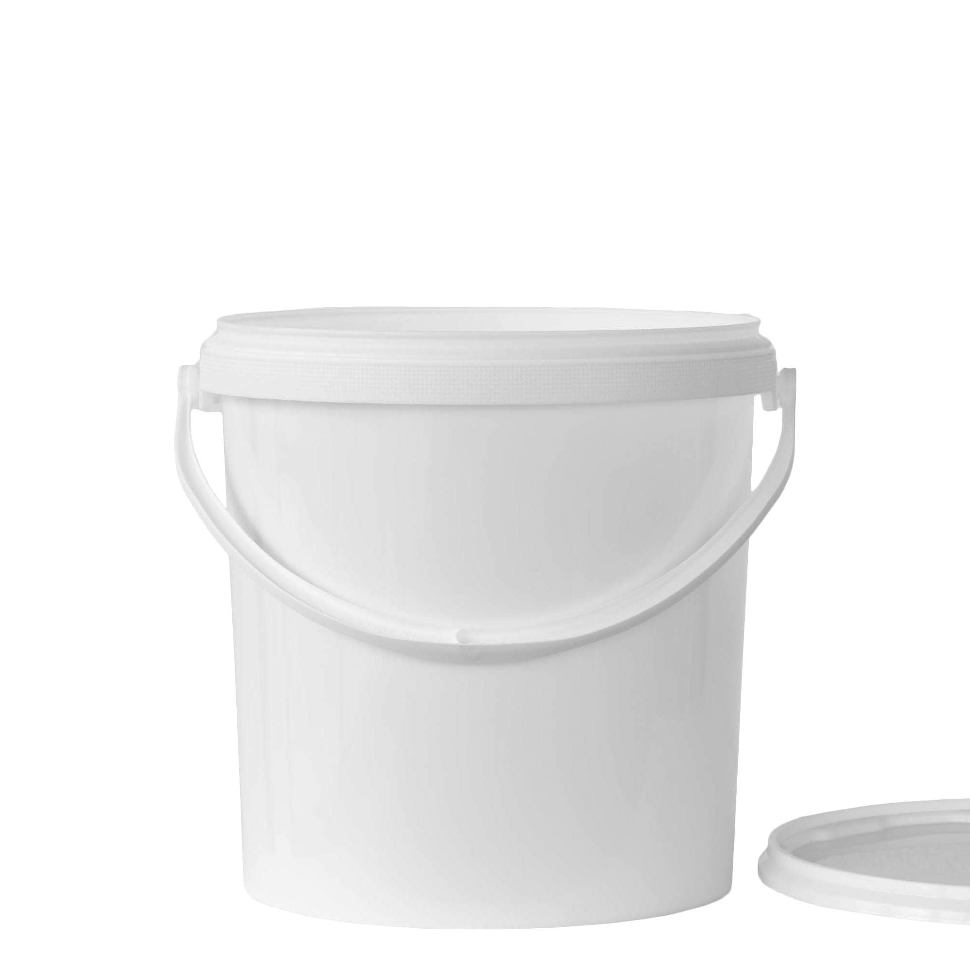 10 l kibiras, PP plastikas, baltas