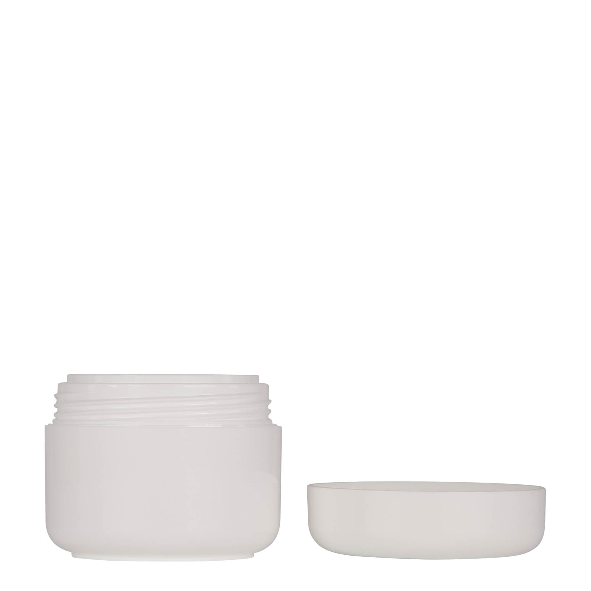 50 ml plastikinis indelis „Bianca“, PP, baltas, anga: sraigtinis uždarymas