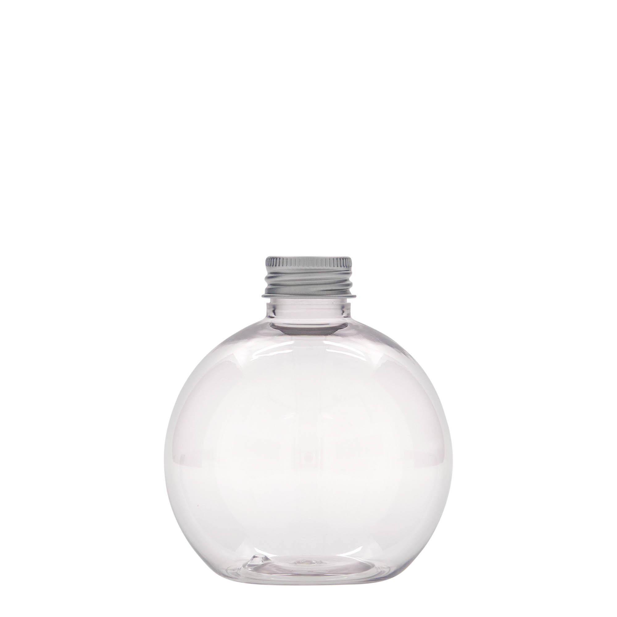 250 ml PET butelis „Perry“, apvalus, plastikas, anga: 24/410 250 ml PET butelis „Perry“, apvalus, plastikas, anga: 24/410