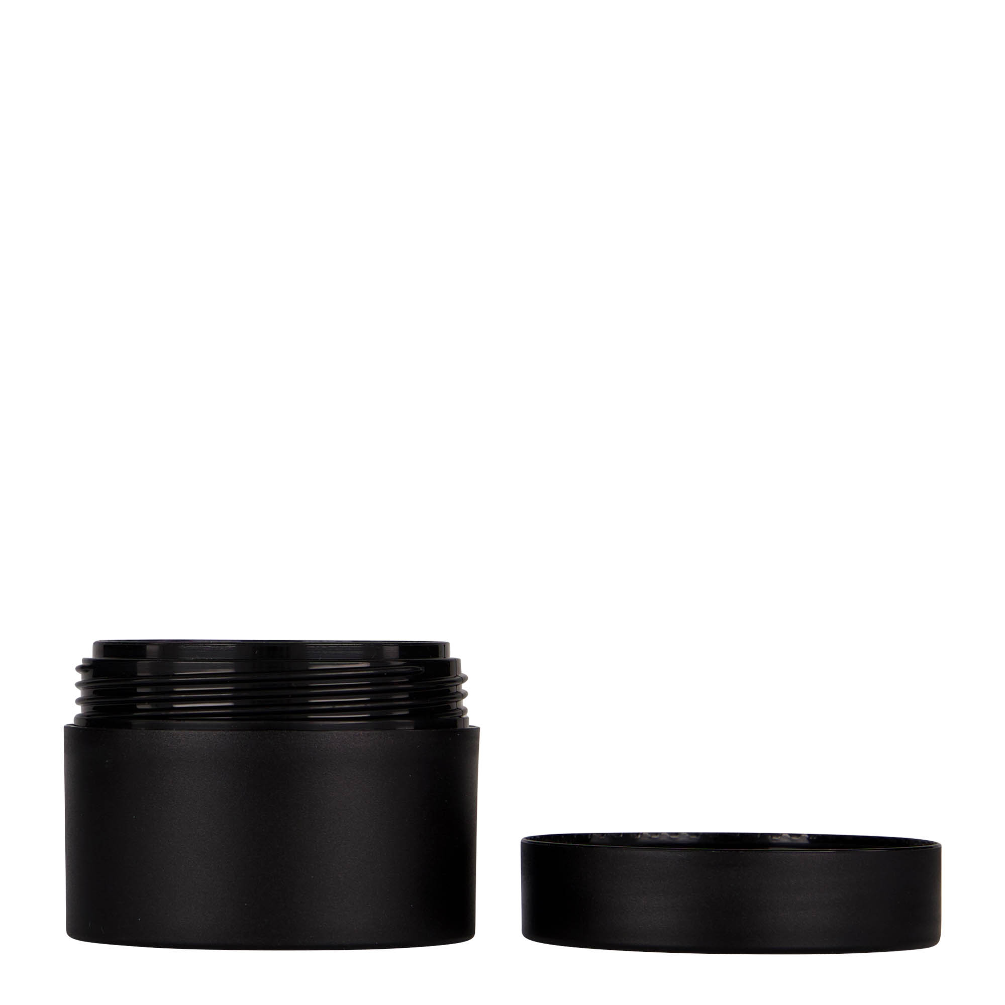 50 ml plastikinis indelis „Antonella“, PP, juodas, anga: sraigtinis uždarymas
