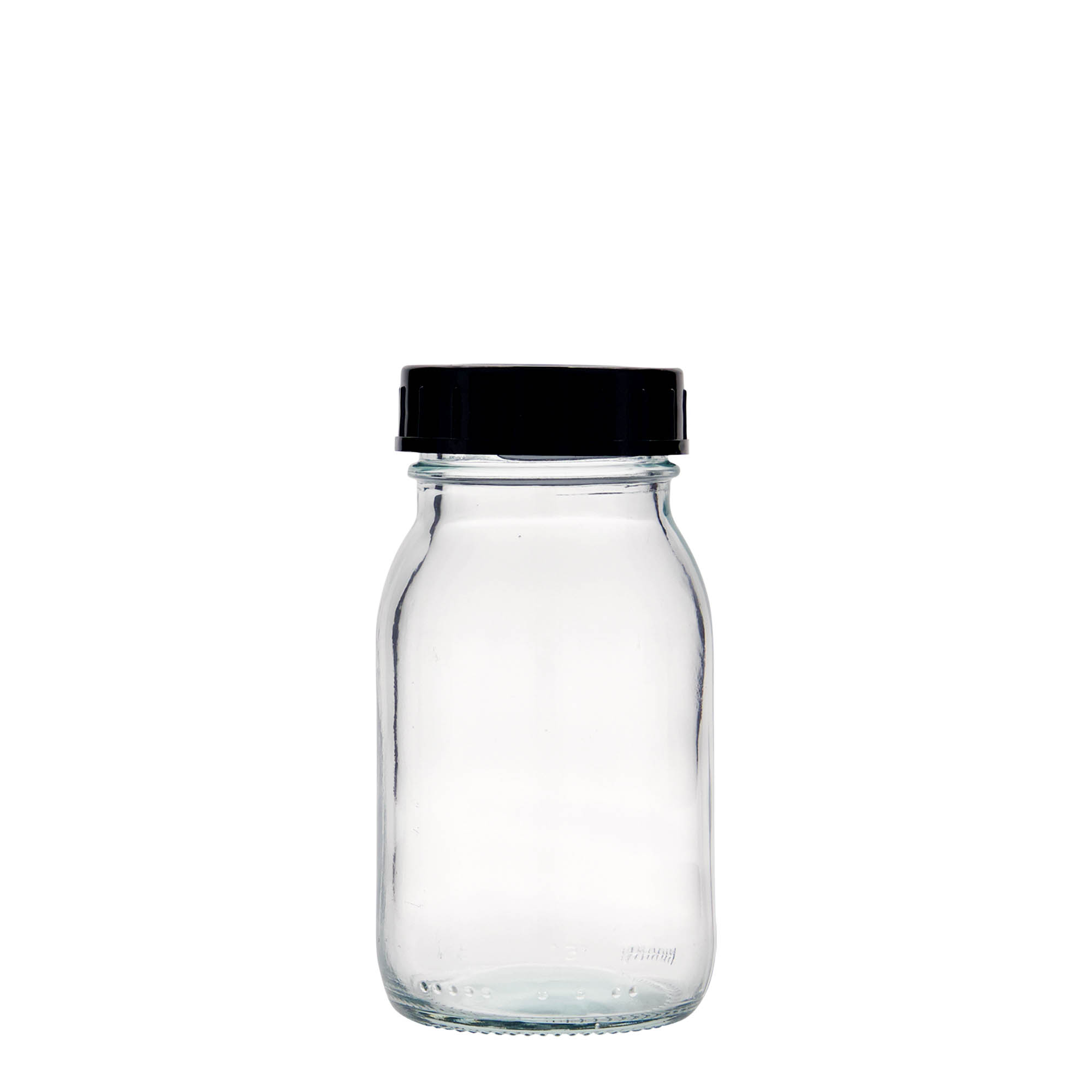 150 ml plačiaangis stiklainis, anga: DIN 45 150 ml plačiaangis stiklainis, anga: DIN 45
