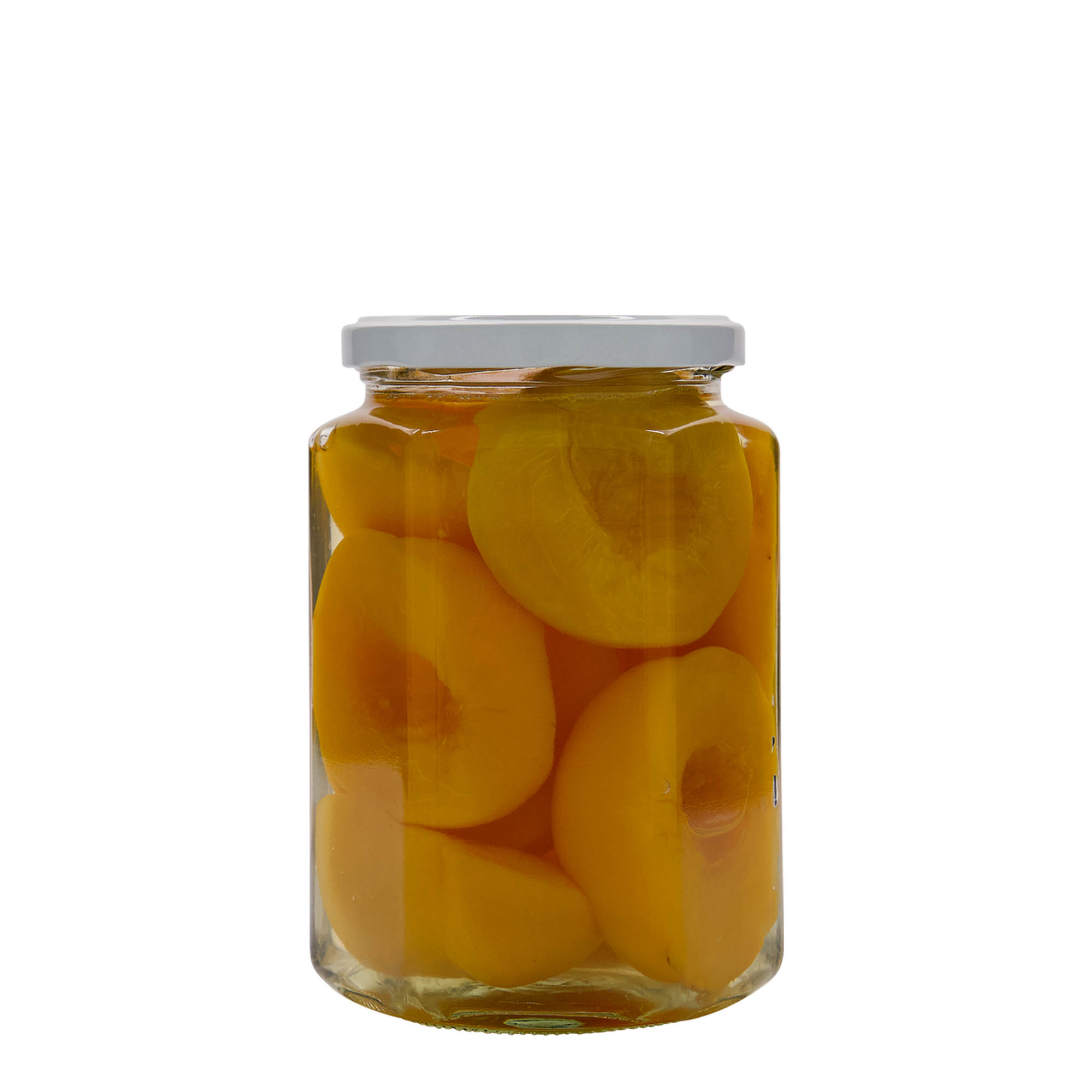 770 ml šešiakampis stiklas, anga: sukamas dangtelis (TO 82)