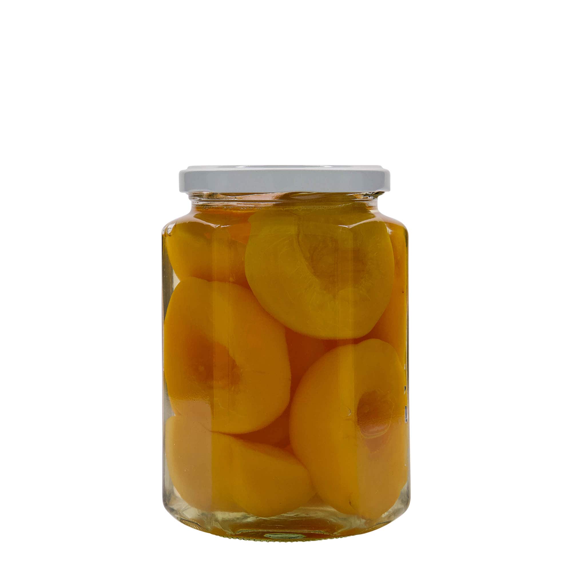 770 ml šešiakampis stiklas, anga: sukamas dangtelis (TO 82)