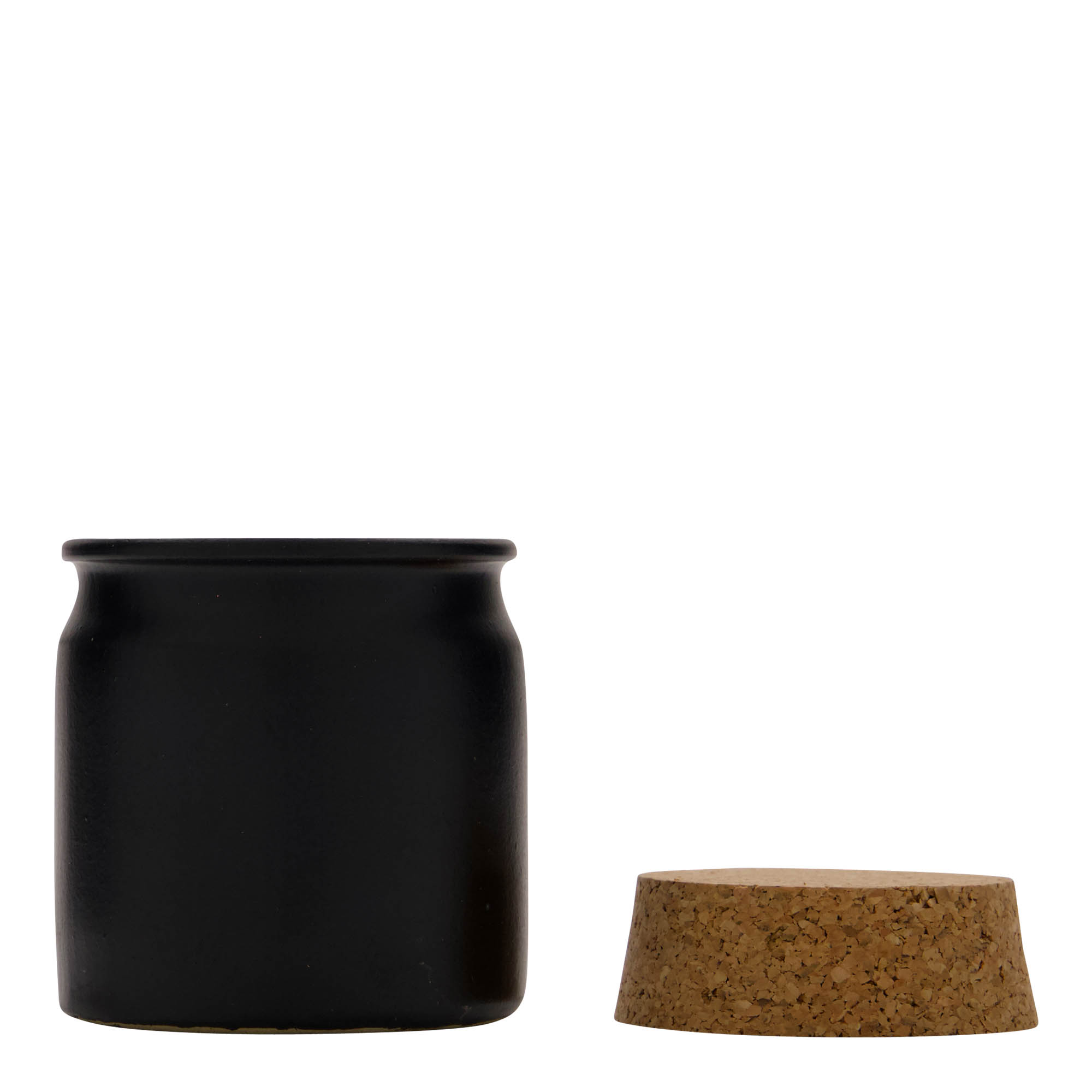 160 ml molinis indas, keramika, juodas, anga: kamštis 160 ml molinis indas, keramika, juodas, anga: kamštis