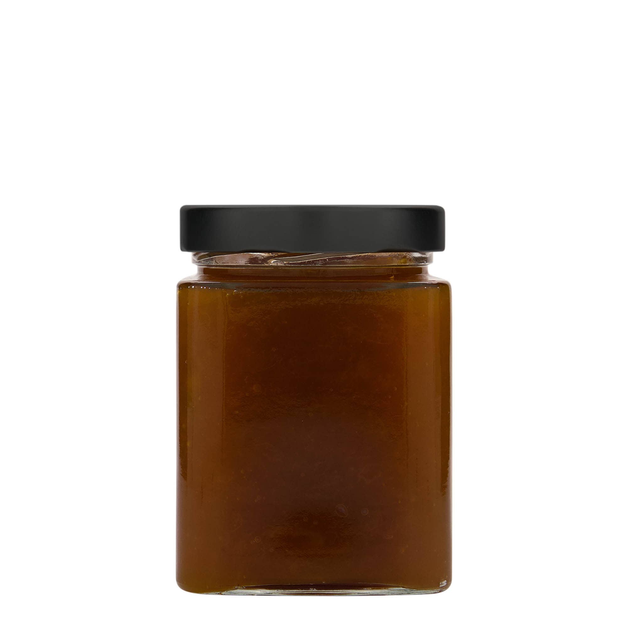 580 ml keturkampis stiklainis „Ikarus“, anga: Deep-Twist-Off (DTO 82)