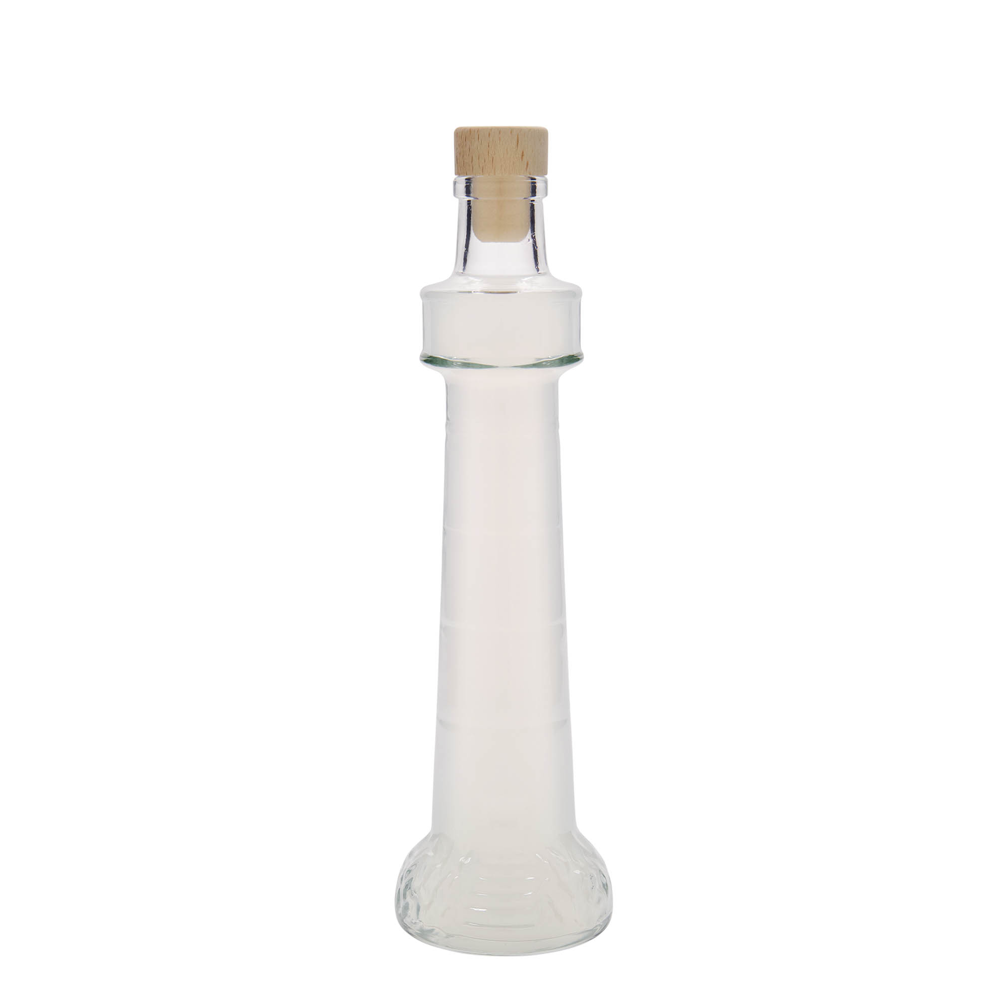 200 ml stiklinis buteliukas „Leuchtturm“, anga: kamštis 200 ml stiklinis buteliukas „Leuchtturm“, anga: kamštis