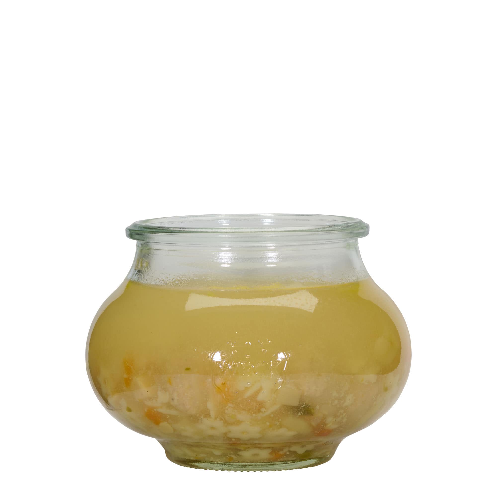560 ml WECK papuošalų stiklainis, anga: apvali kraštelė