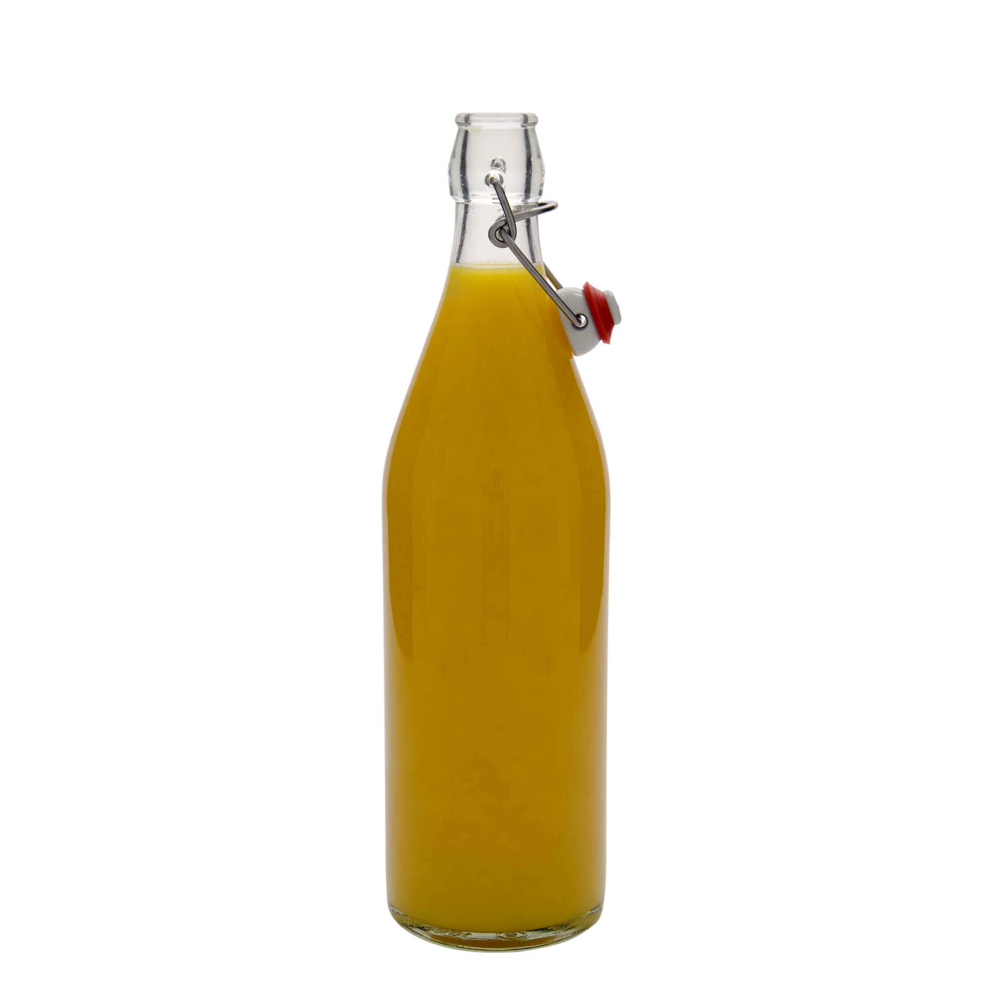 1.000 ml stiklinis butelis „Giara“, burna: spaustukas uždarymui 1.000 ml stiklinis butelis „Giara“, burna: spaustukas uždarymui