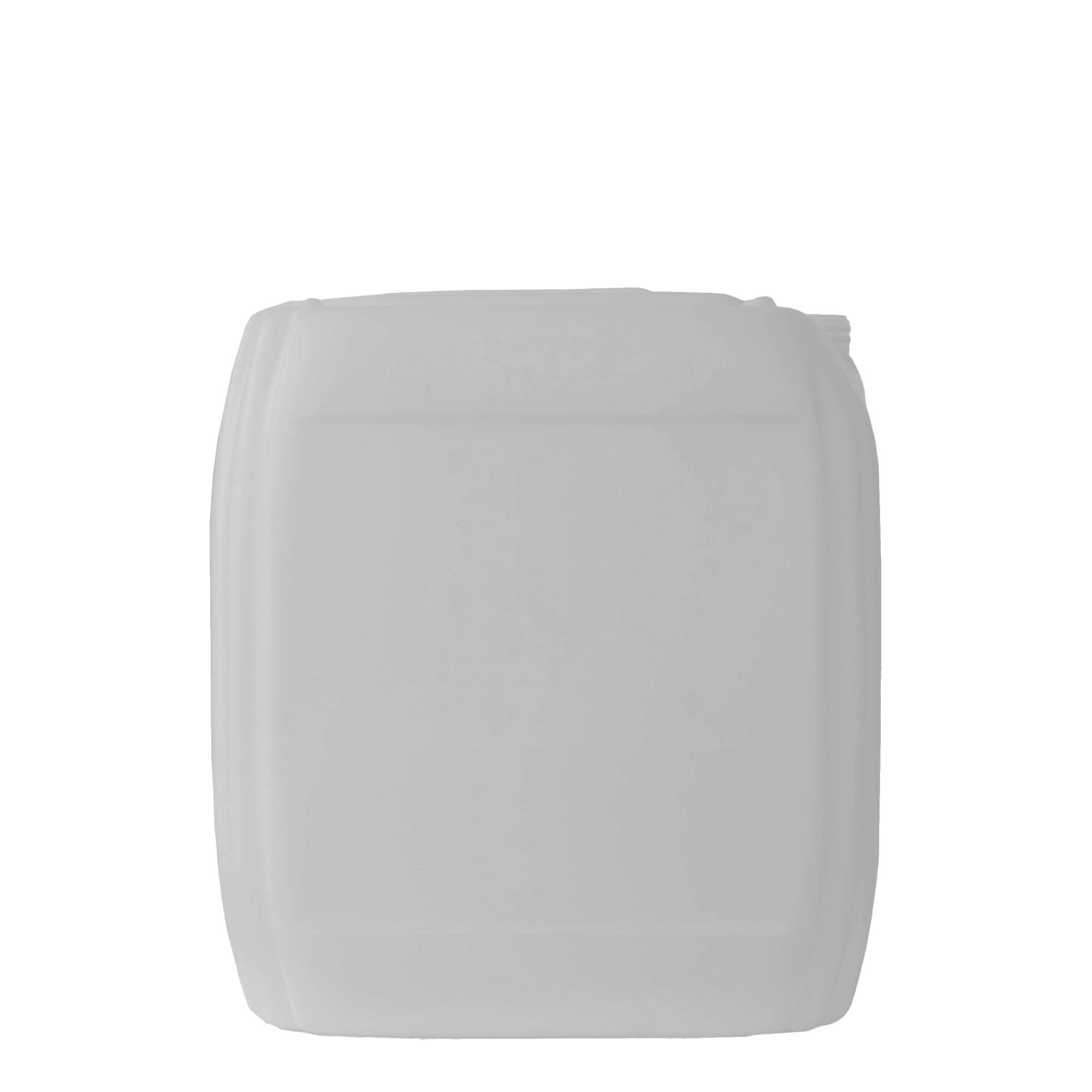 30 l kanistras, stačiakampis, HDPE plastikas, natūralios spalvos, anga: ND 60 30 l kanistras, stačiakampis, HDPE plastikas, natūralios spalvos, anga: ND 60