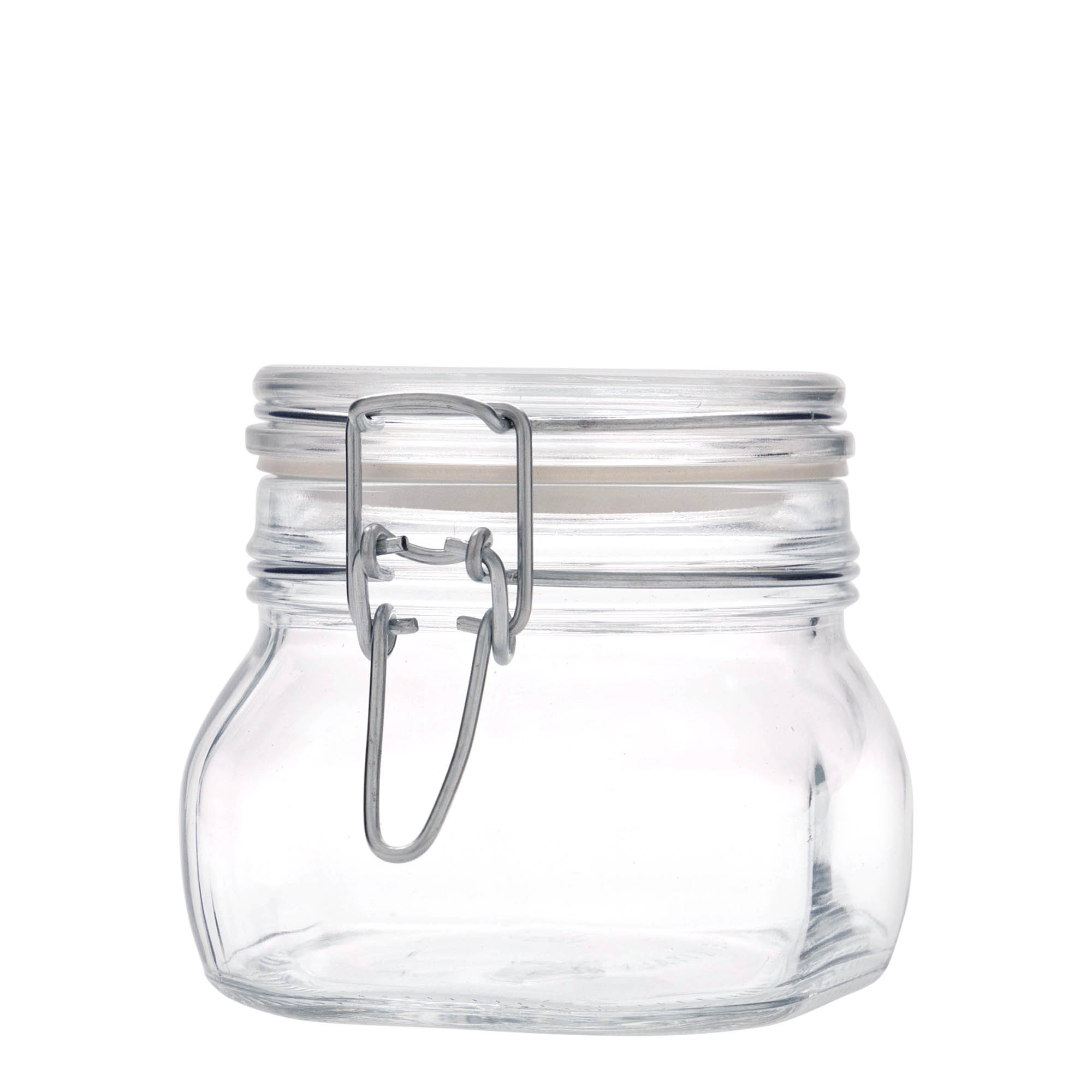 500 ml vielos užsegamas stiklainis „Fido“, kvadratinis, anga: vielos užsegimas 500 ml vielos užsegamas stiklainis „Fido“, kvadratinis, anga: vielos užsegimas