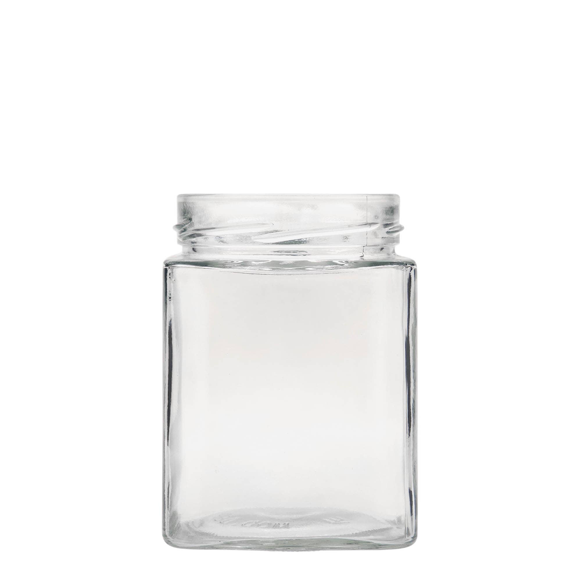 580 ml keturkampis stiklainis „Ikarus“, anga: Deep-Twist-Off (DTO 82)