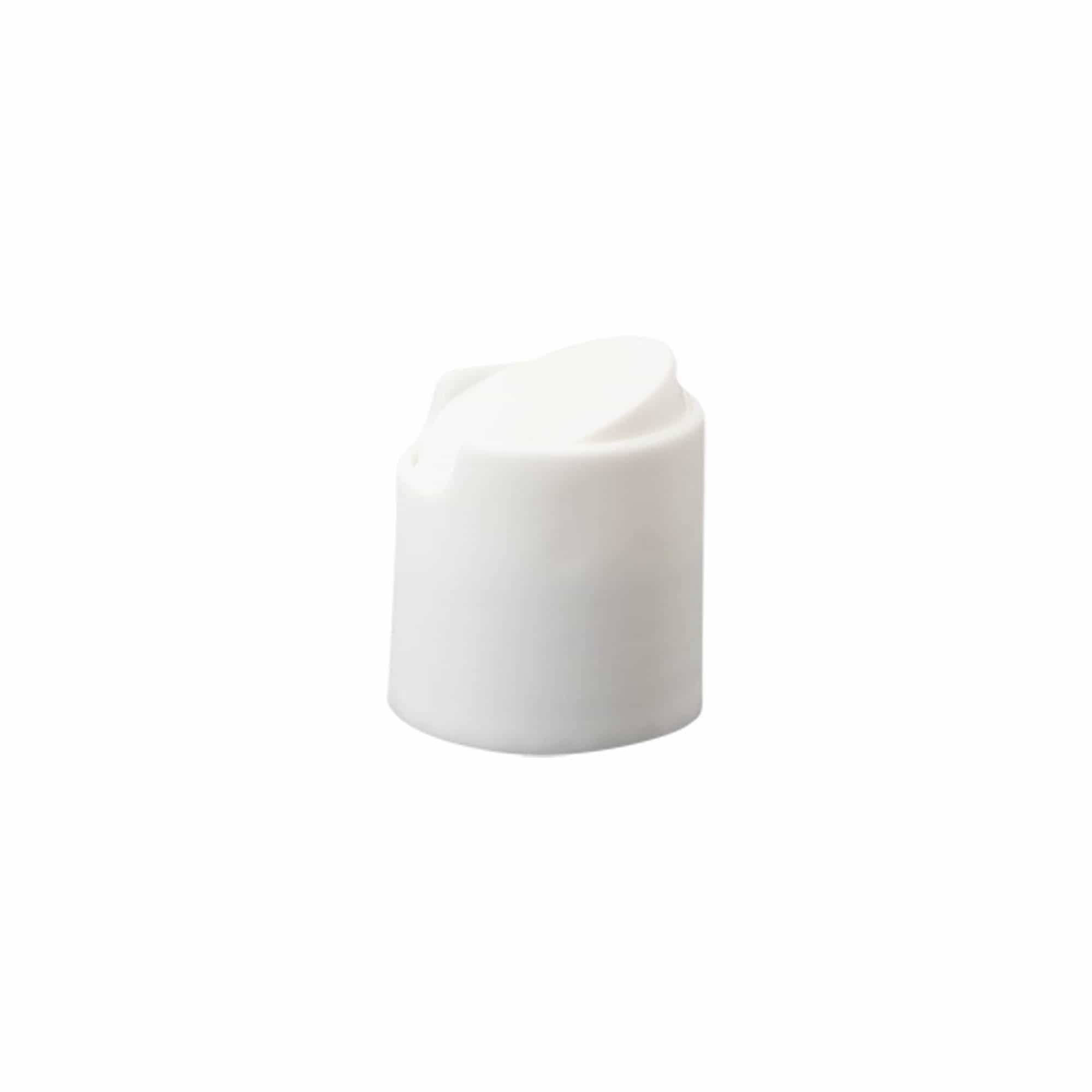 Varžtinis uždarymas Disc Top, PP plastikas, baltas, skersmuo: 24/410 Varžtinis uždarymas Disc Top, PP plastikas, baltas, skersmuo: 24/410