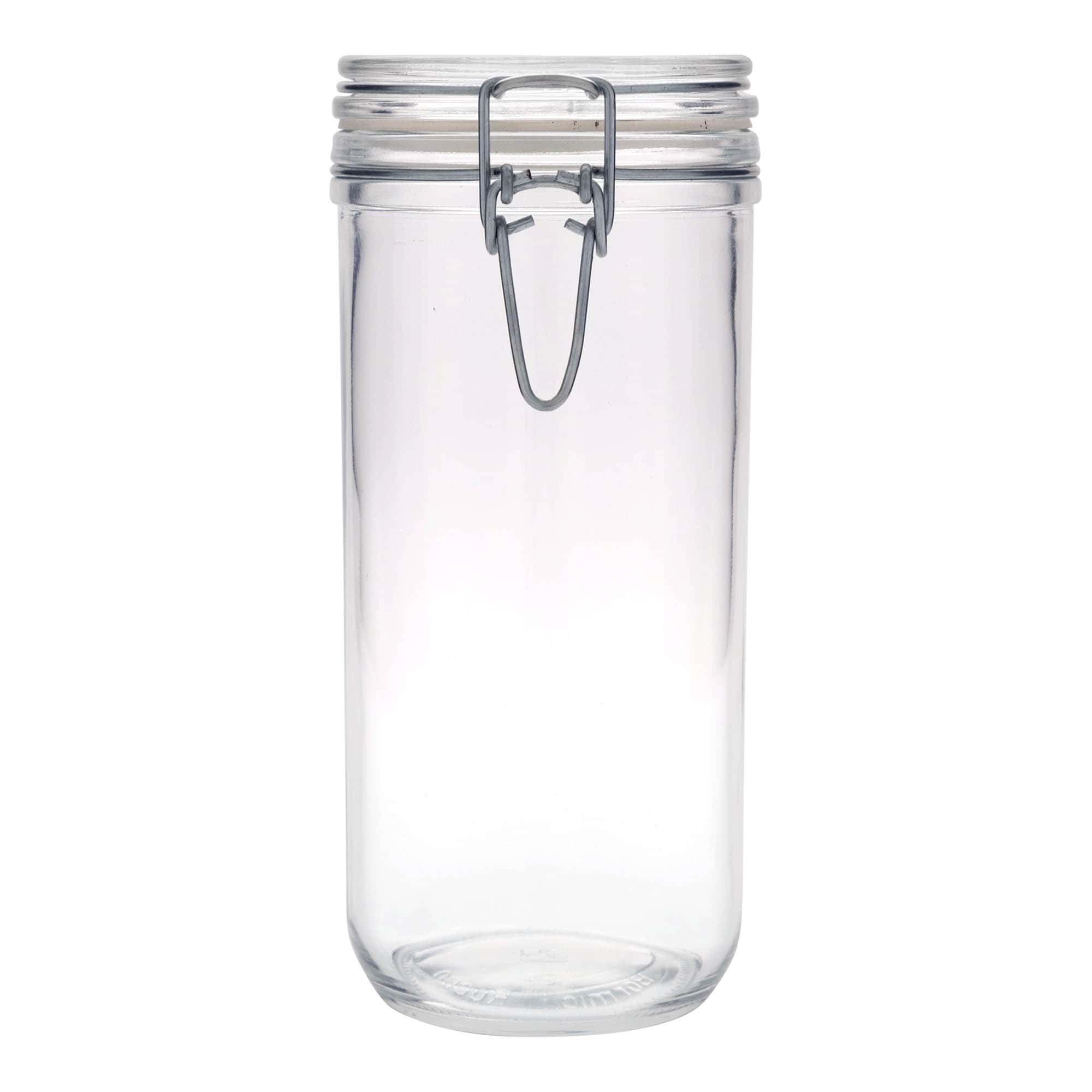 1.000 ml vielos užsegimo stiklainis „Fido“, anga: vielos užsegimas