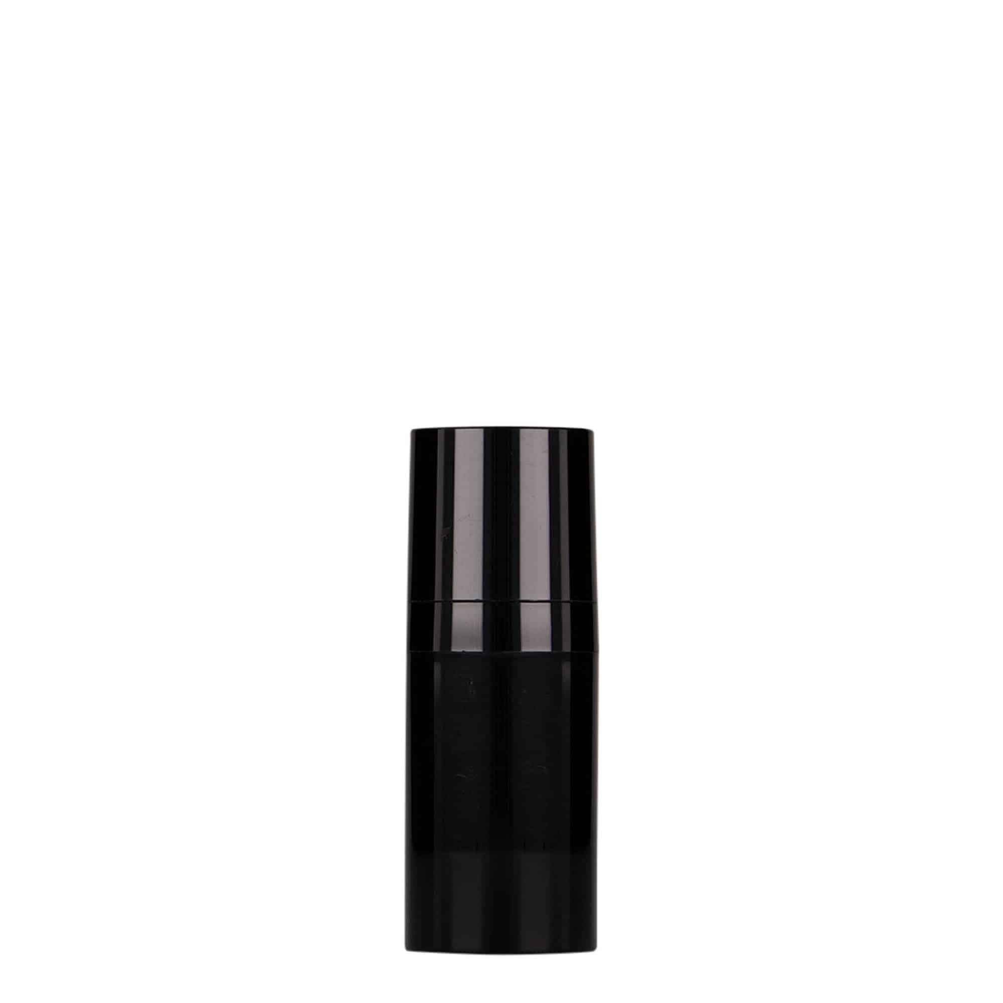 15 ml beoro dozatorius „Micro“, PP plastikas, juodas