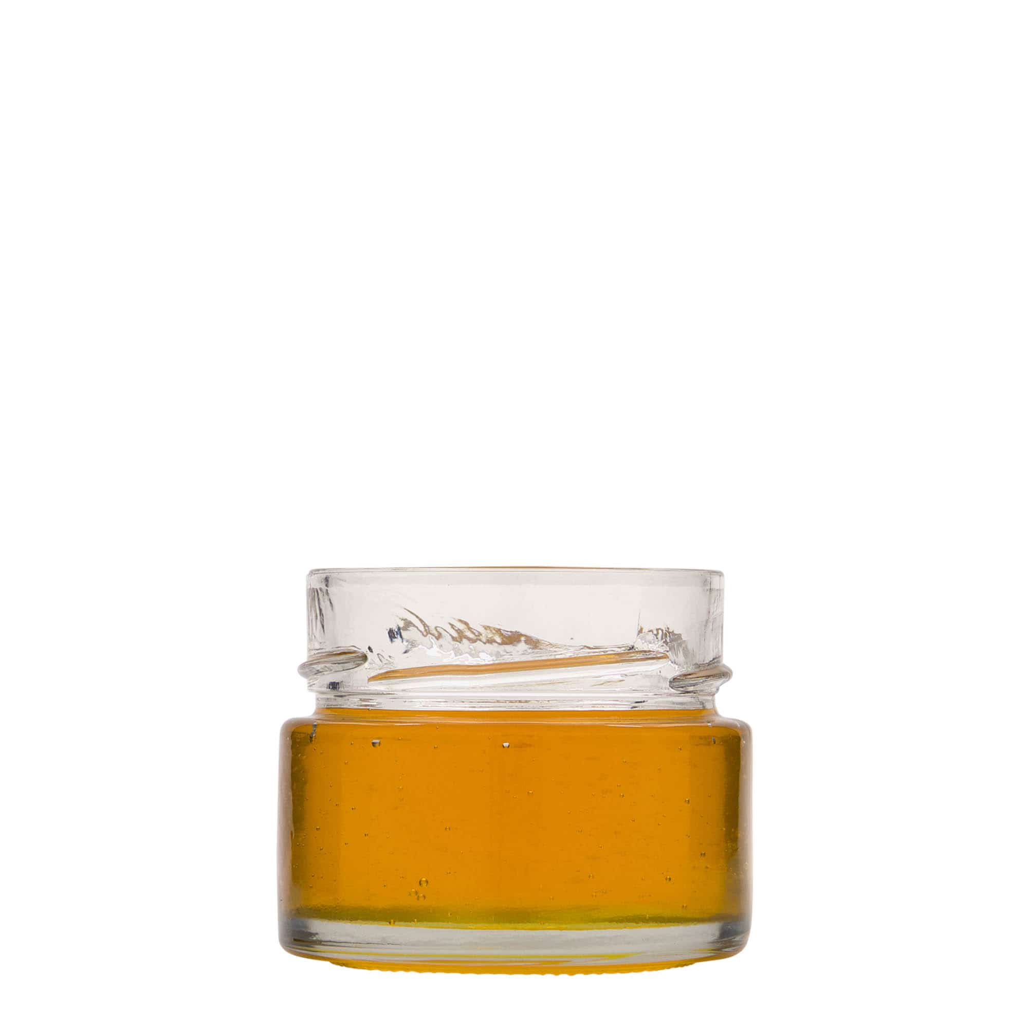 106 ml apvalus stiklas „Albatros“, anga: ypač gilus su sraigtiniu uždarymu (EDTO 70)