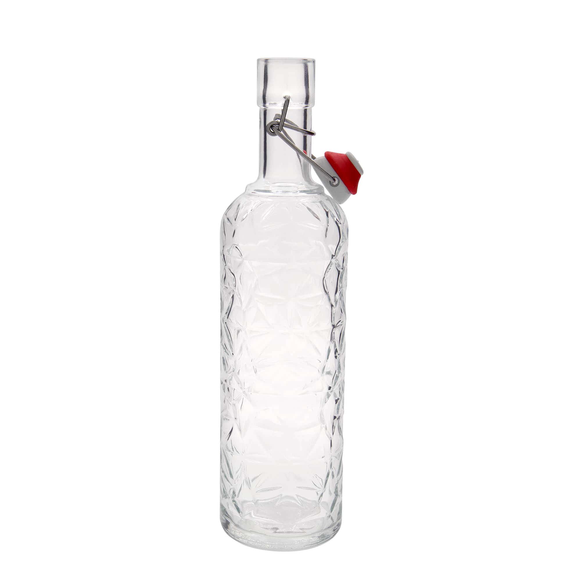 1.000 ml stiklinis butelis „Oriente“, kamštis: spaustukas 1.000 ml stiklinis butelis „Oriente“, kamštis: spaustukas