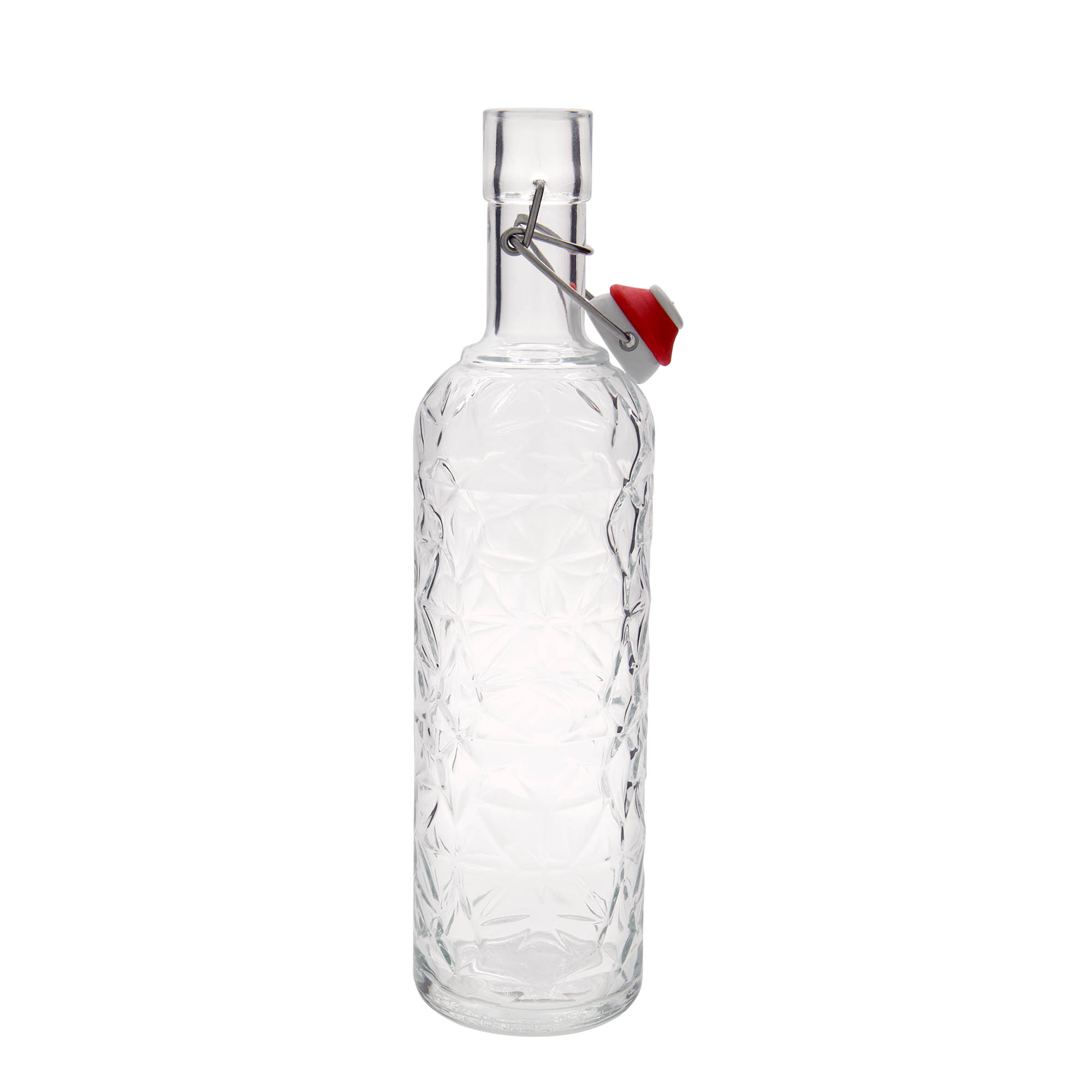 1.000 ml stiklinis butelis „Oriente“, kamštis: spaustukas 1.000 ml stiklinis butelis „Oriente“, kamštis: spaustukas