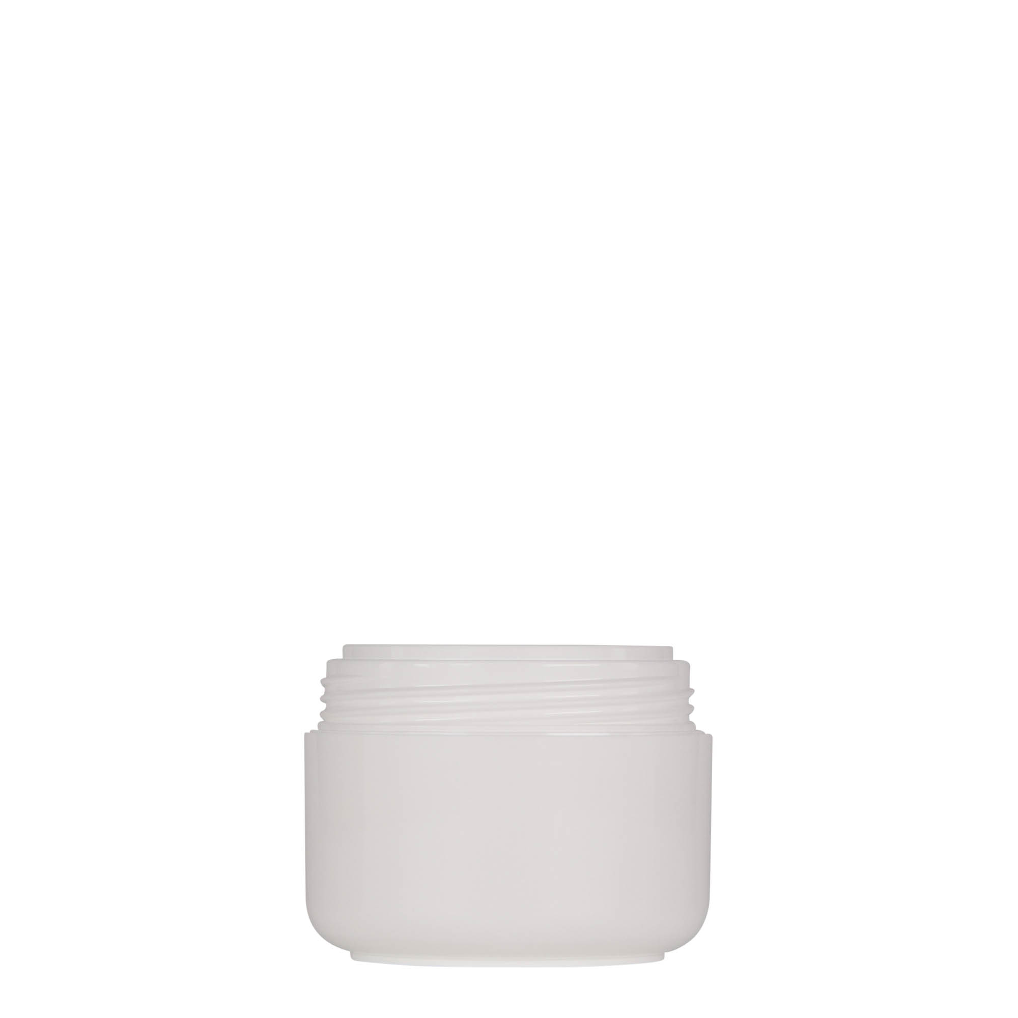 50 ml plastikinis indelis „Bianca“, PP, baltas, anga: sraigtinis uždarymas
