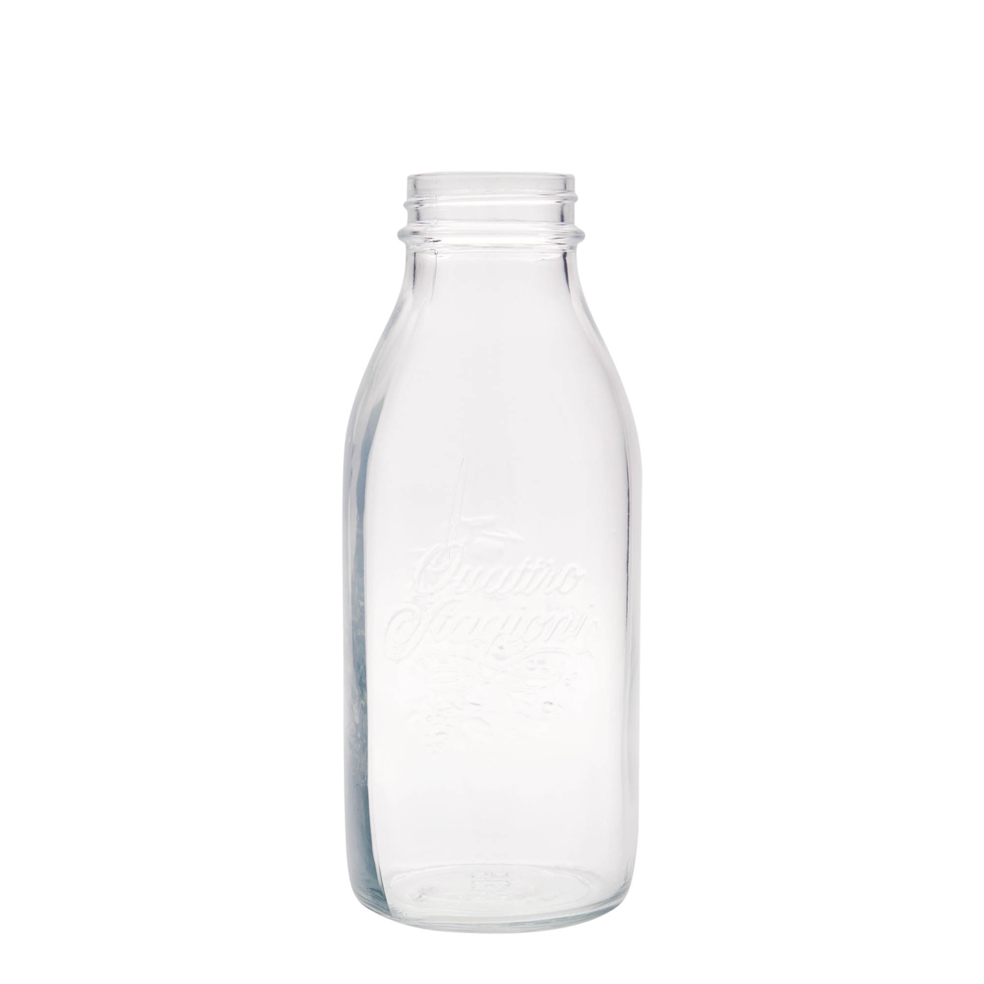 1.000 ml stiklinis butelis „Quattro Stagioni“, anga: sraigtinis uždarymas