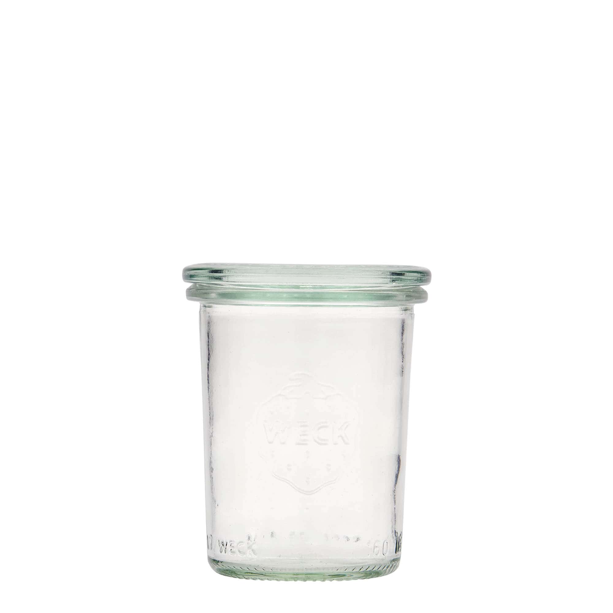 160 ml WECK-stiklainis su apvaliu kraštu