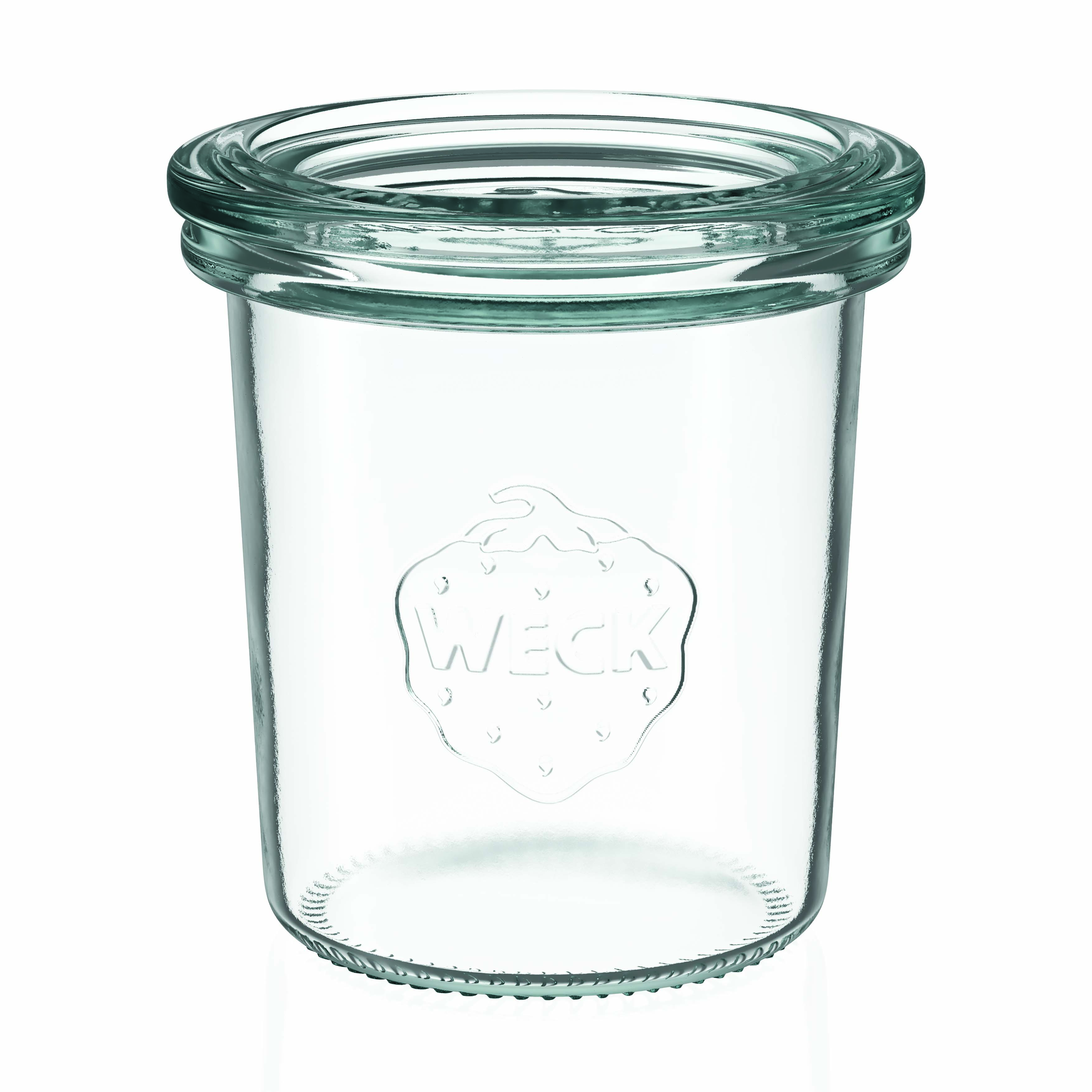 160 ml WECK-stiklainis su apvaliu kraštu