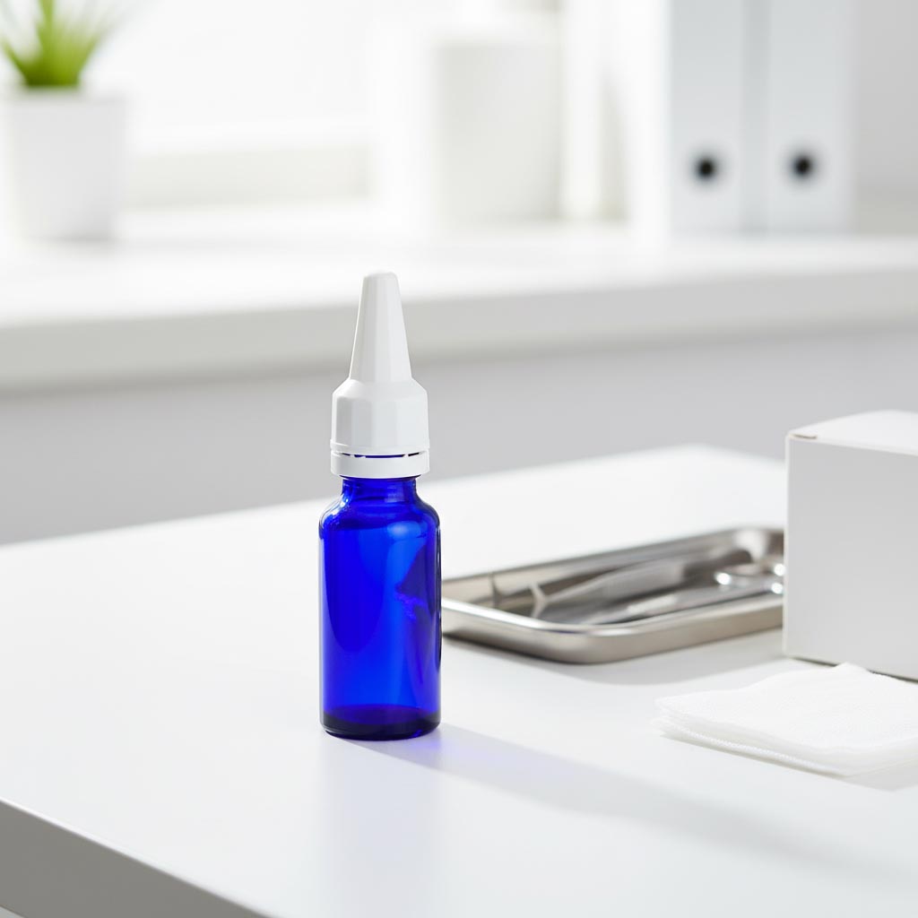 Varžtinis uždarymas su aplikatoriumi, PE plastikas, baltas, skirtas angai: DIN 18