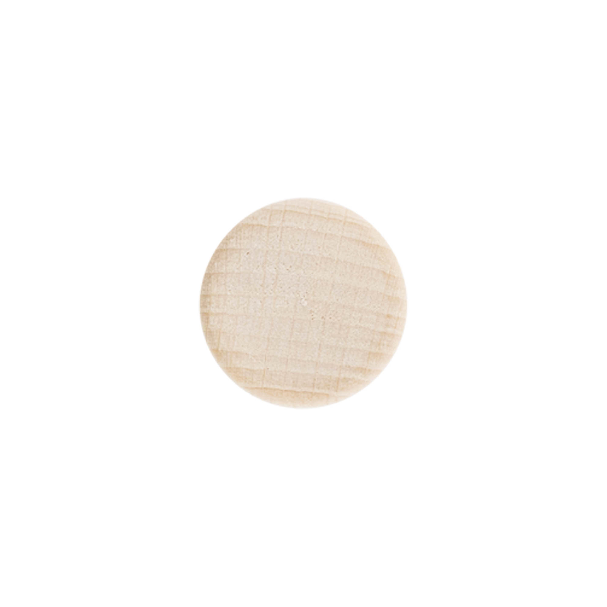 Rankenėlės kamštis 18 mm, mediena/plastikas, burnai: kamštis Rankenėlės kamštis 18 mm, mediena/plastikas, burnai: kamštis