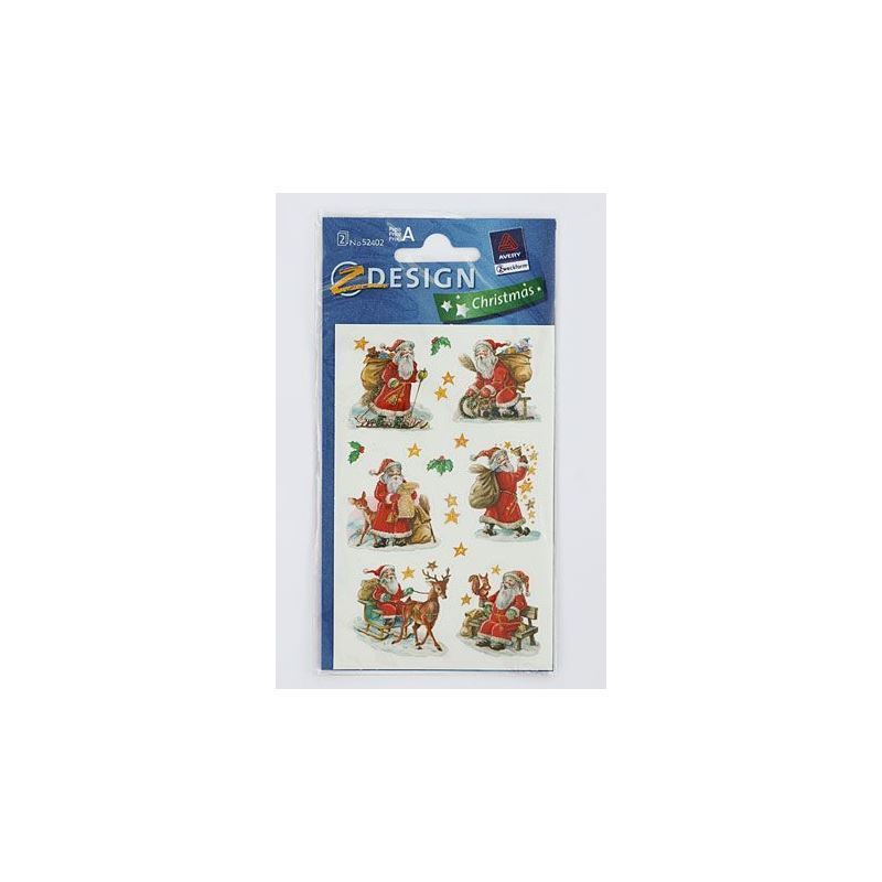 Zweckform lipdukai „Kalėdų seneliai“, popierius, spalvoti Zweckform lipdukai „Kalėdų seneliai“, popierius, spalvoti